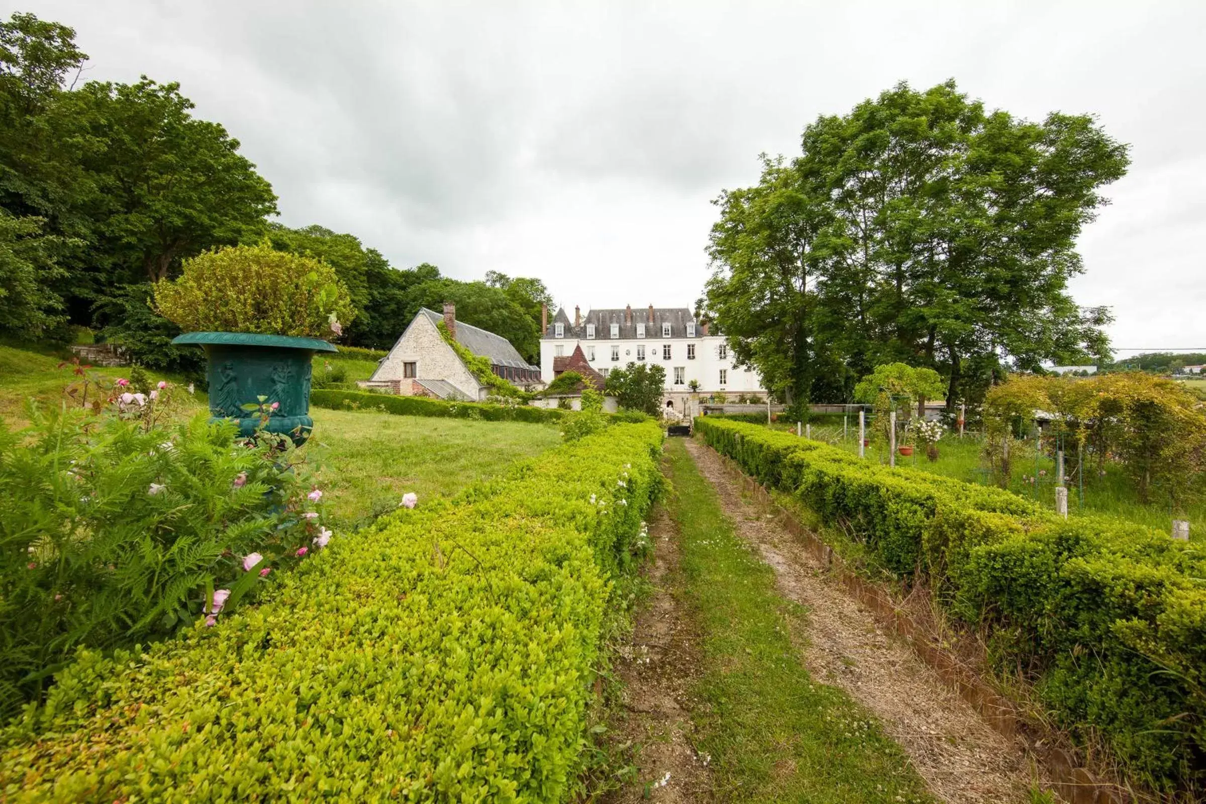 Garden in Château du Jard