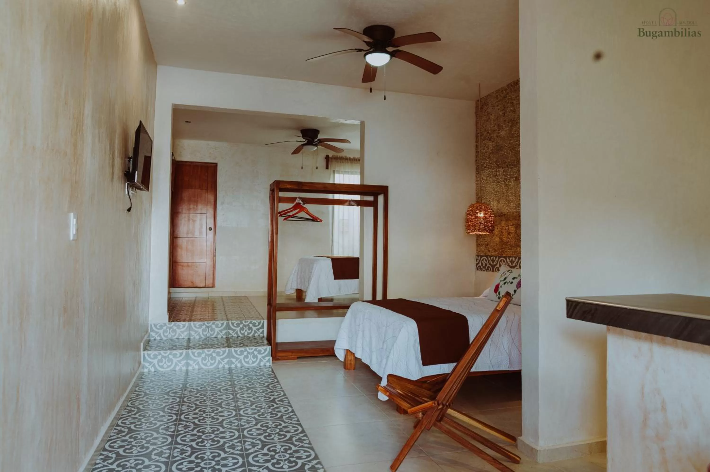 Photo of the whole room in Hotel Boutique Bugambilias