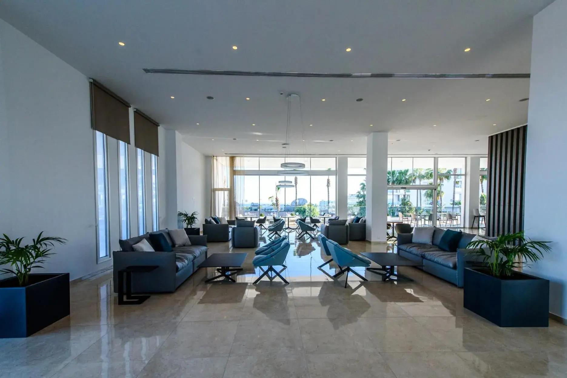 Lobby or reception in Eleana Hotel