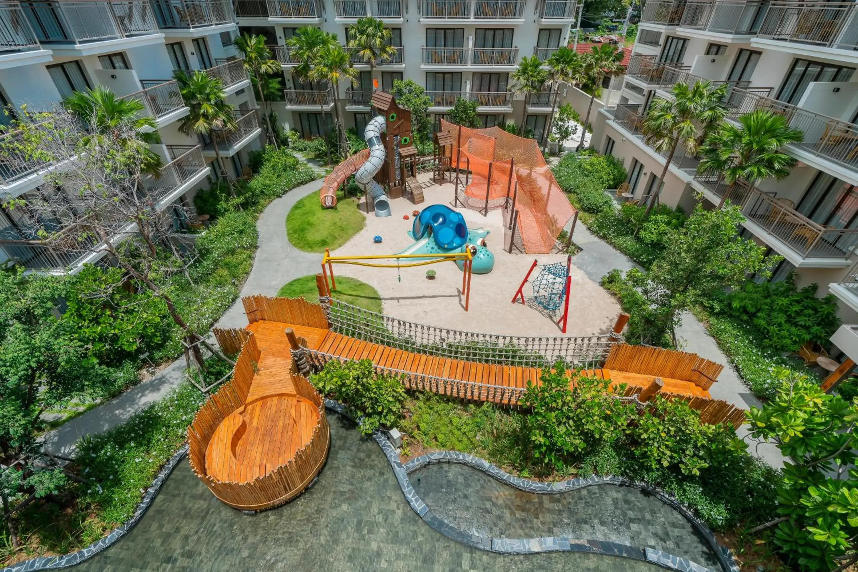 Children play ground, Bird's-eye View in Holiday Inn Resort Samui Bophut Beach, an IHG Hotel