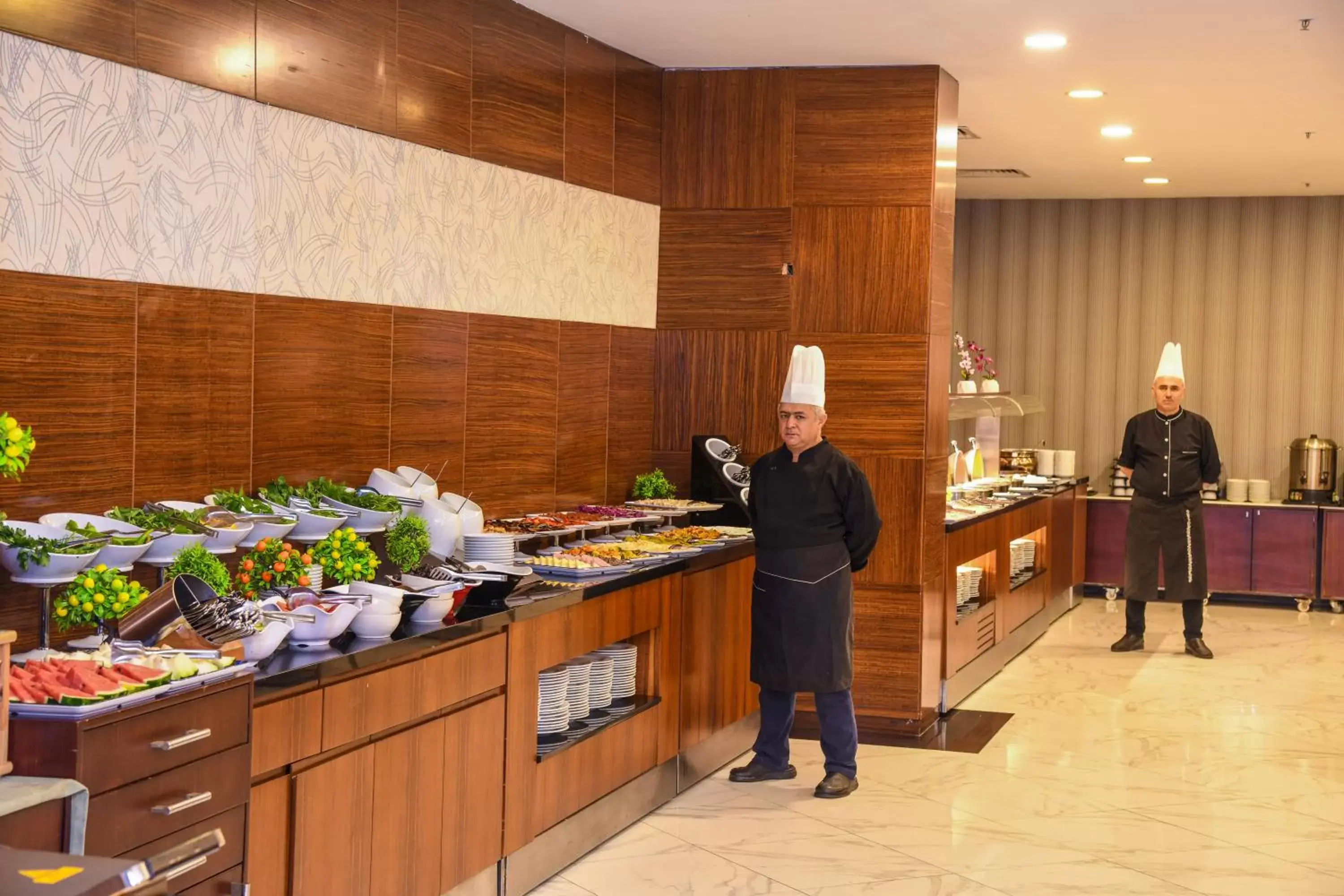 Buffet breakfast in Grand S Hotel
