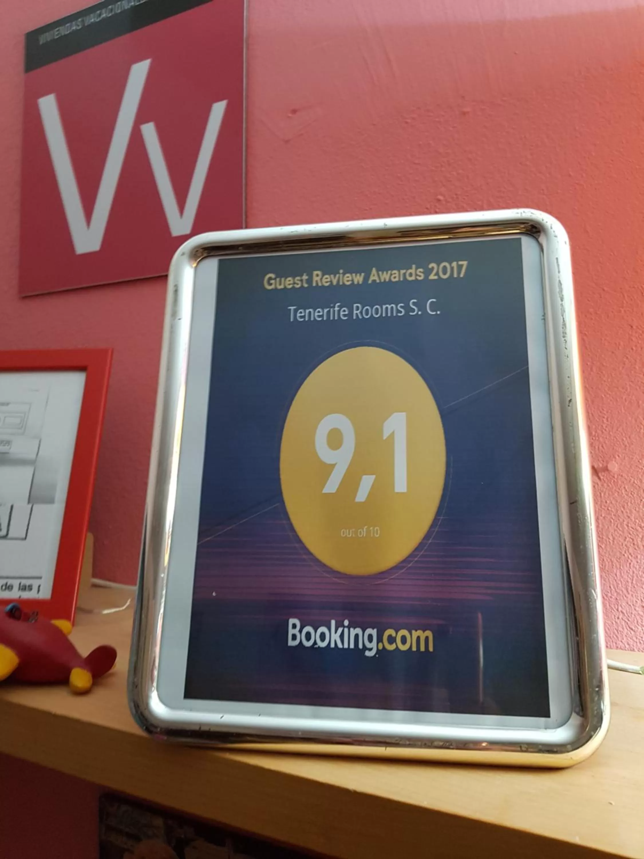 Certificate/Award in Tenerife Rooms S. C.