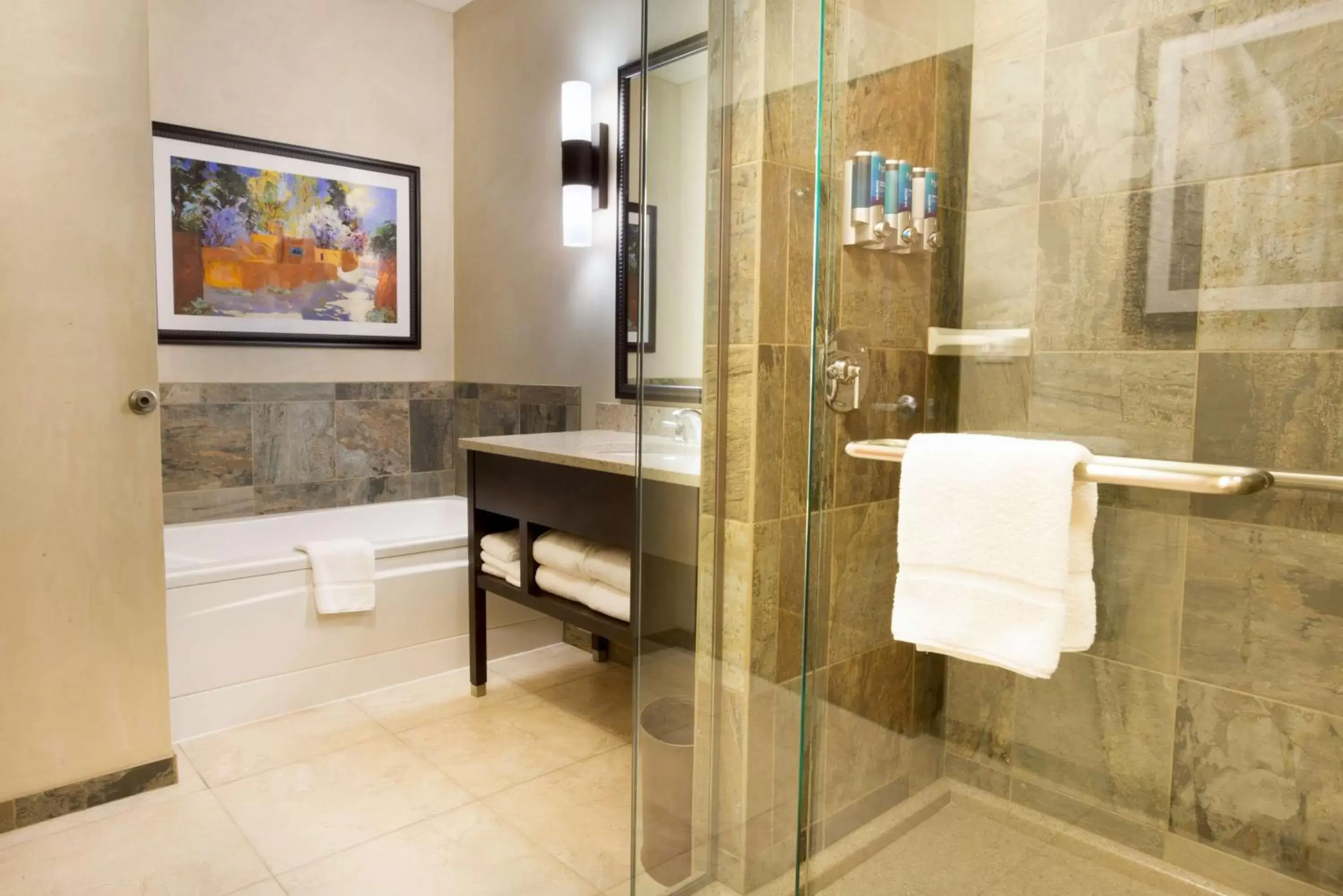 Bathroom in Drury Plaza Hotel in Santa Fe