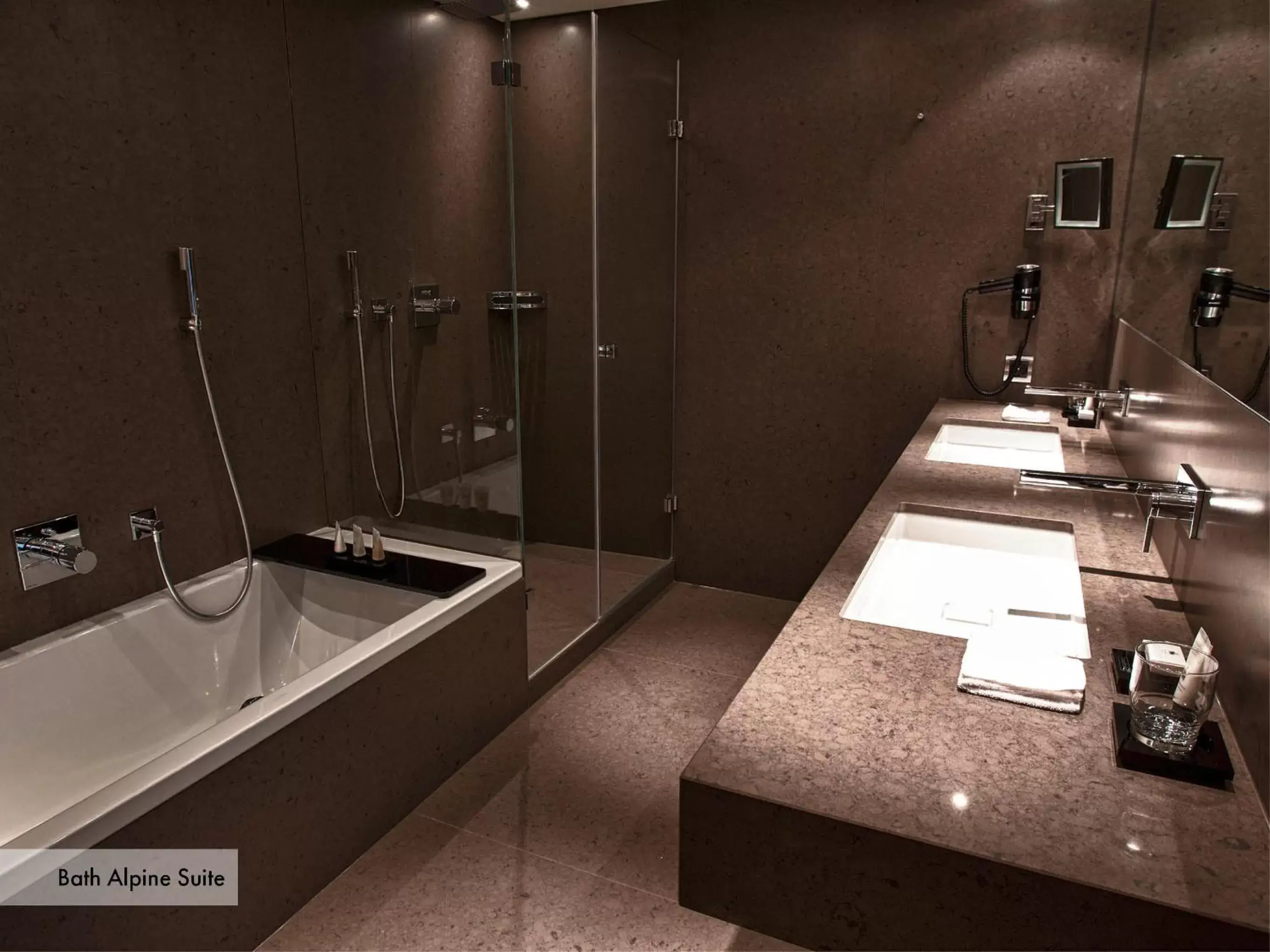 Shower, Bathroom in Grischa - Das Hotel Davos
