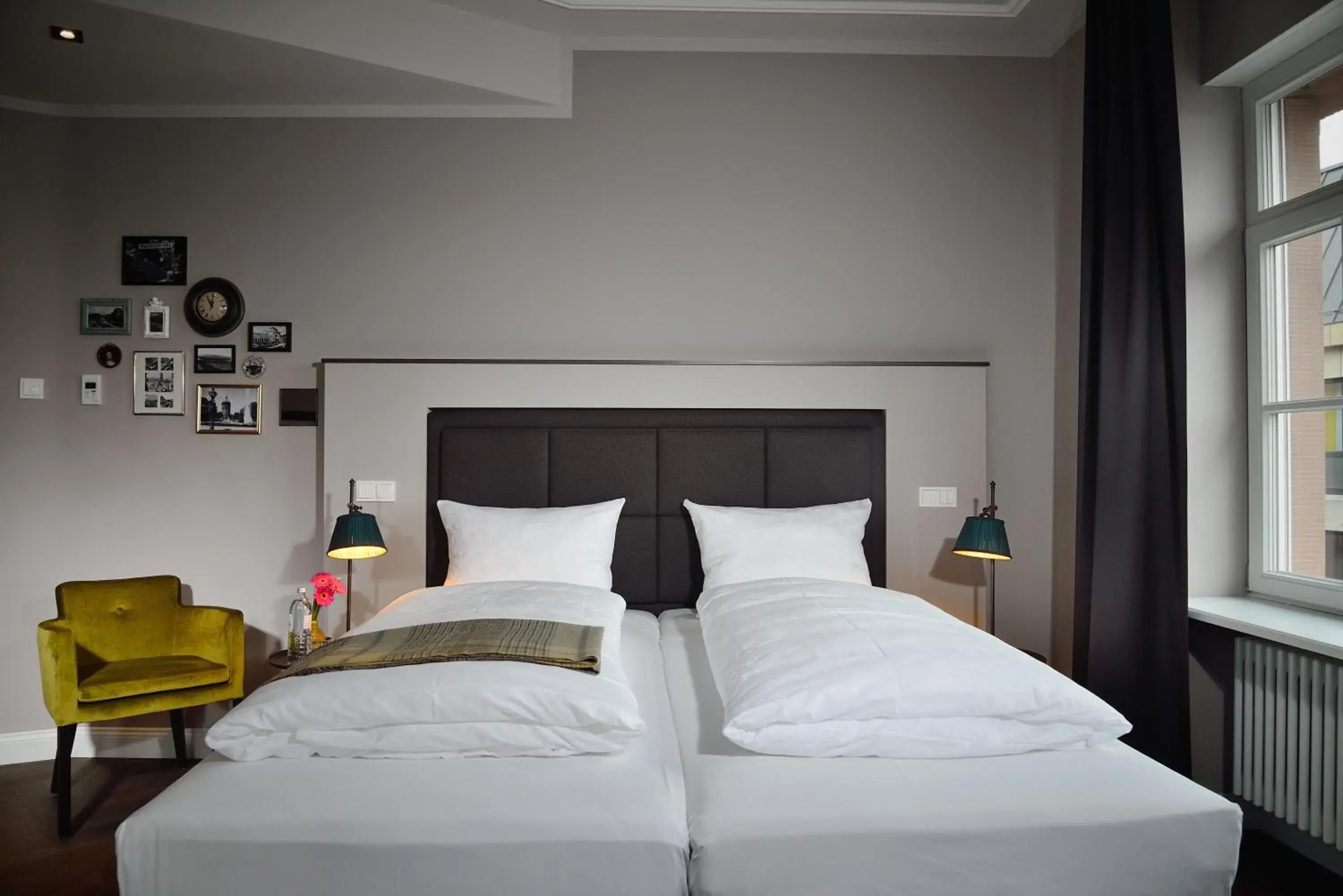 Bed in Syte Boutique Hotel Mannheim
