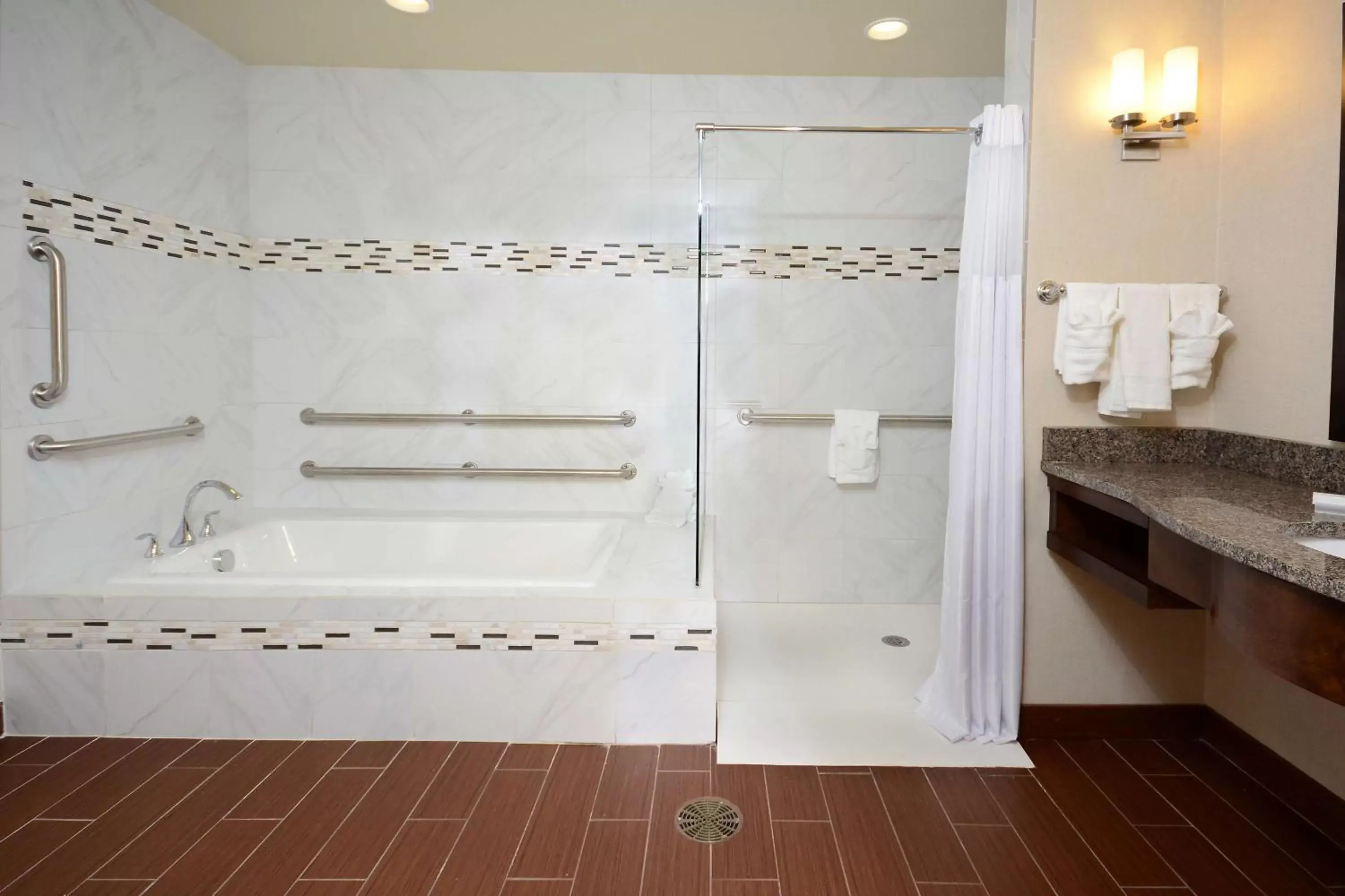 Bathroom in Hilton Garden Inn Greensboro Airport