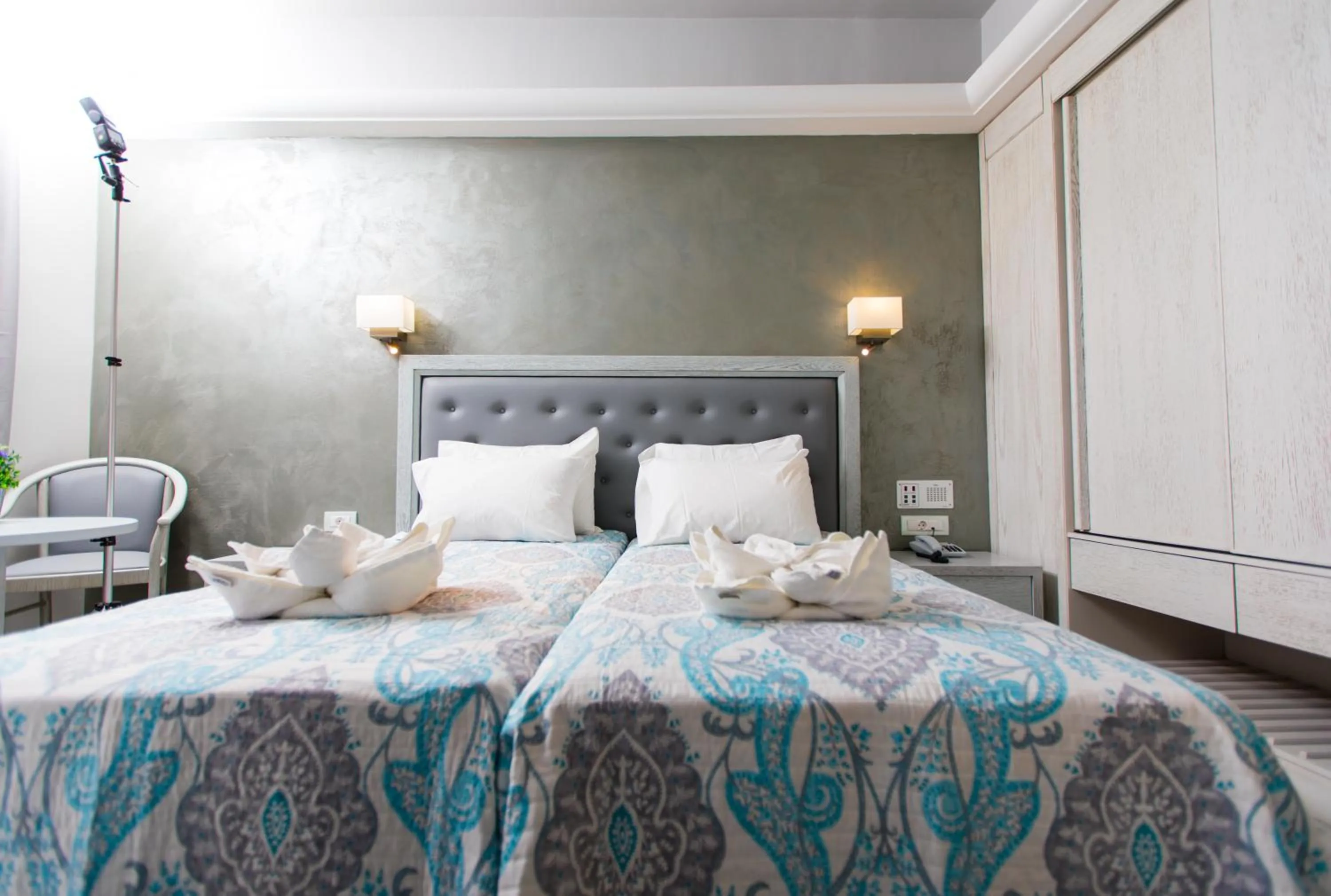 TV and multimedia, Bed in Anita Beach Hotel- Adults Only