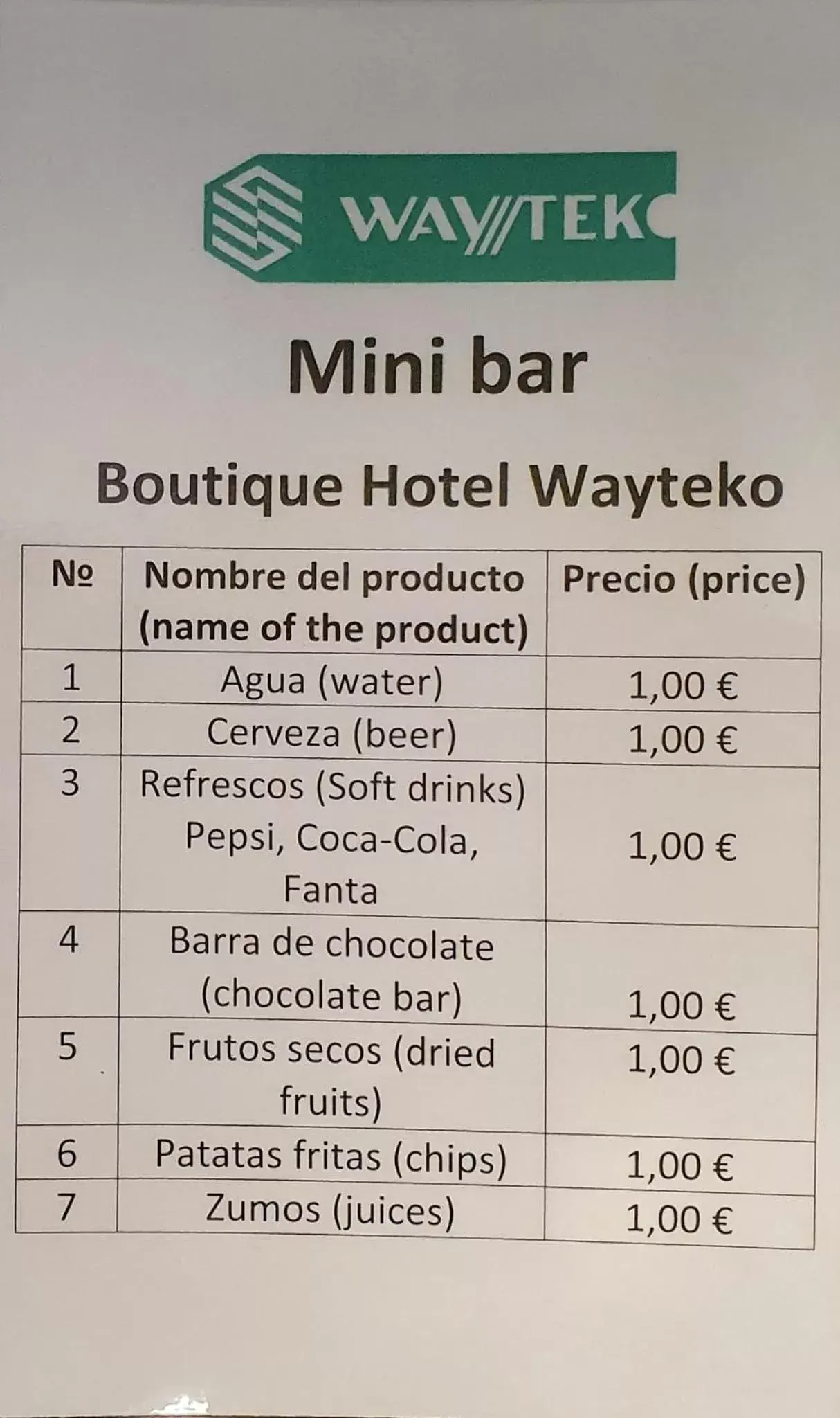 Drinks in Wayteko Boutique Hotel