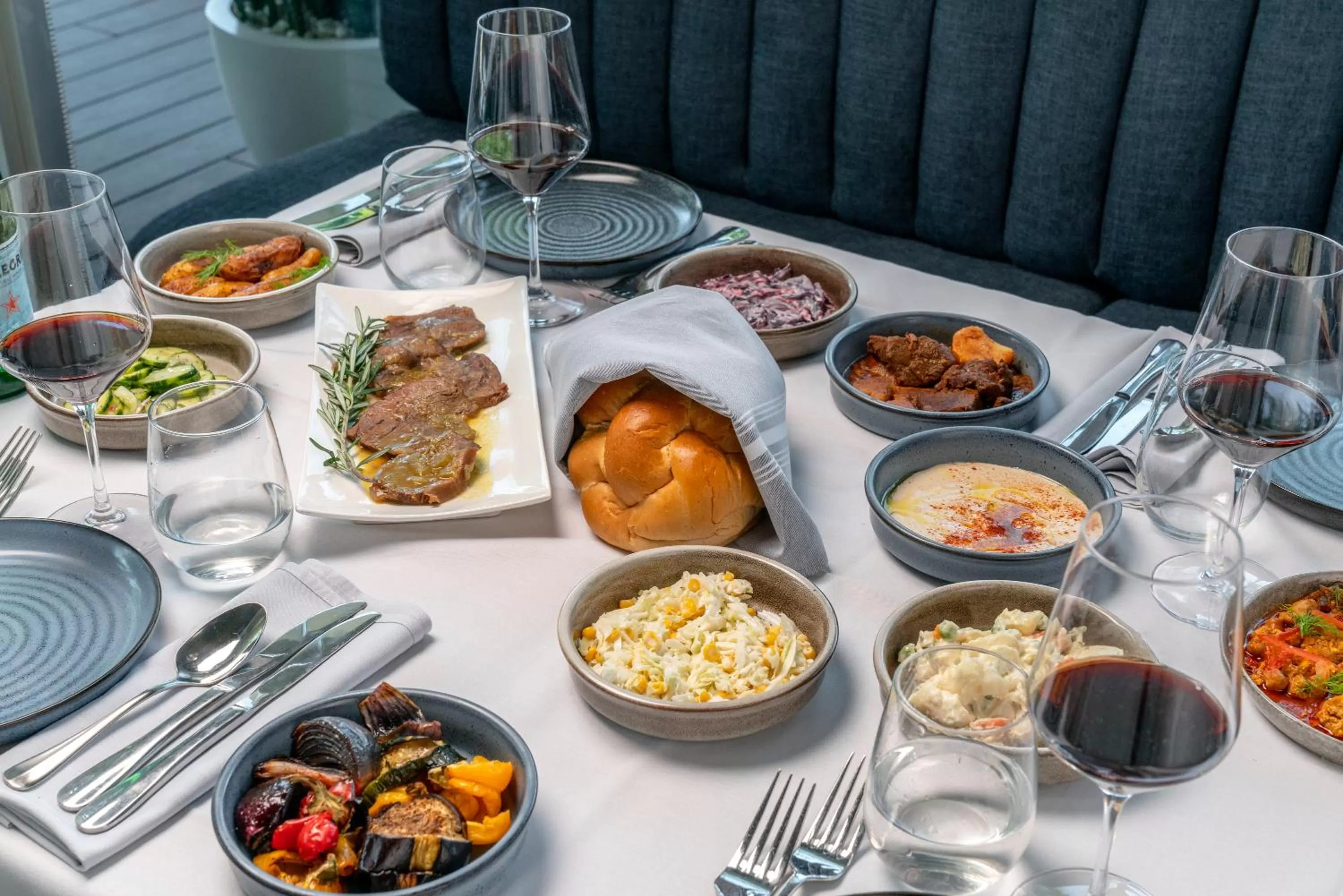 Food and drinks in The Altair Bay Harbor Hotel