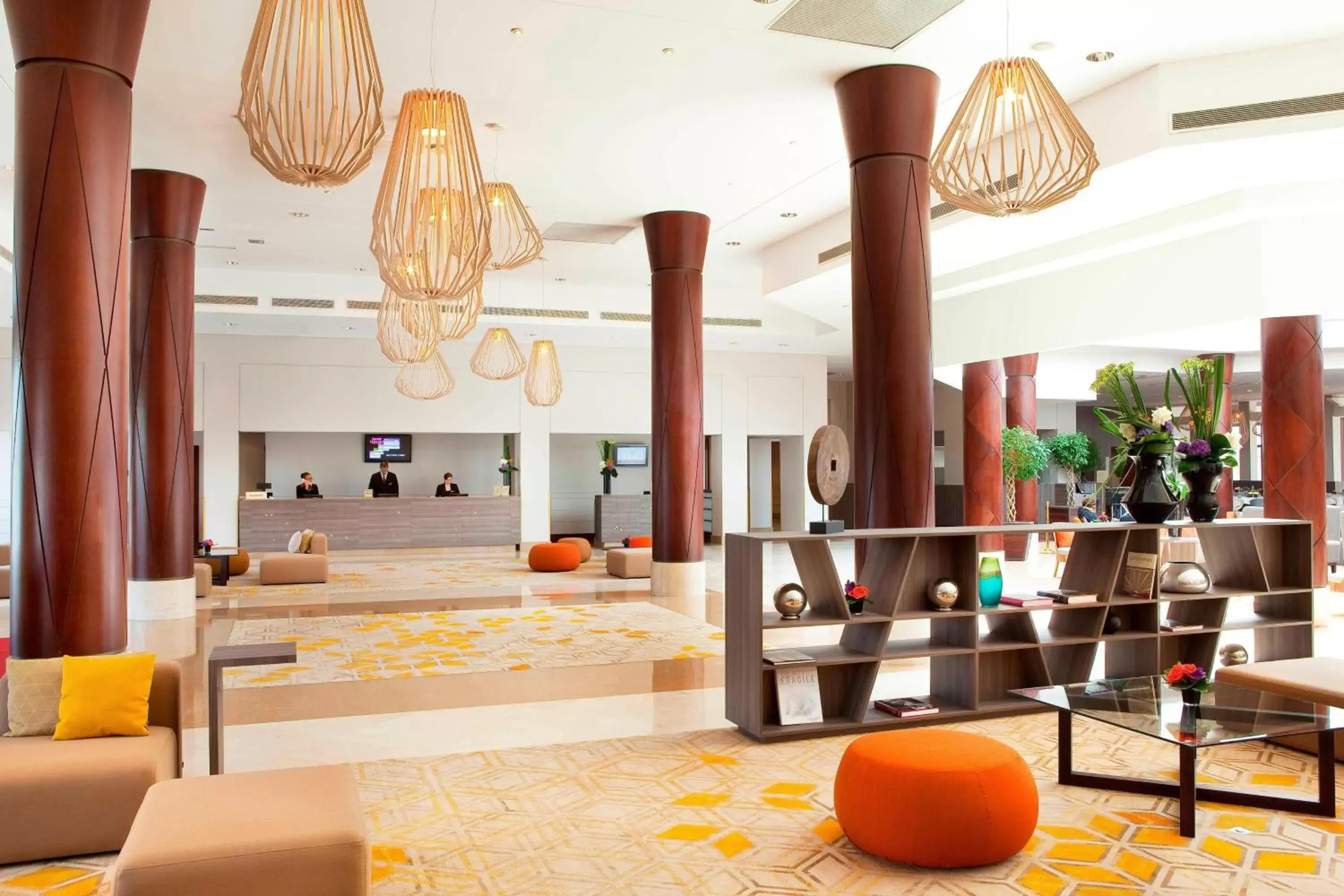 Lobby or reception, Lobby/Reception in Paris Marriott Charles de Gaulle Airport Hotel