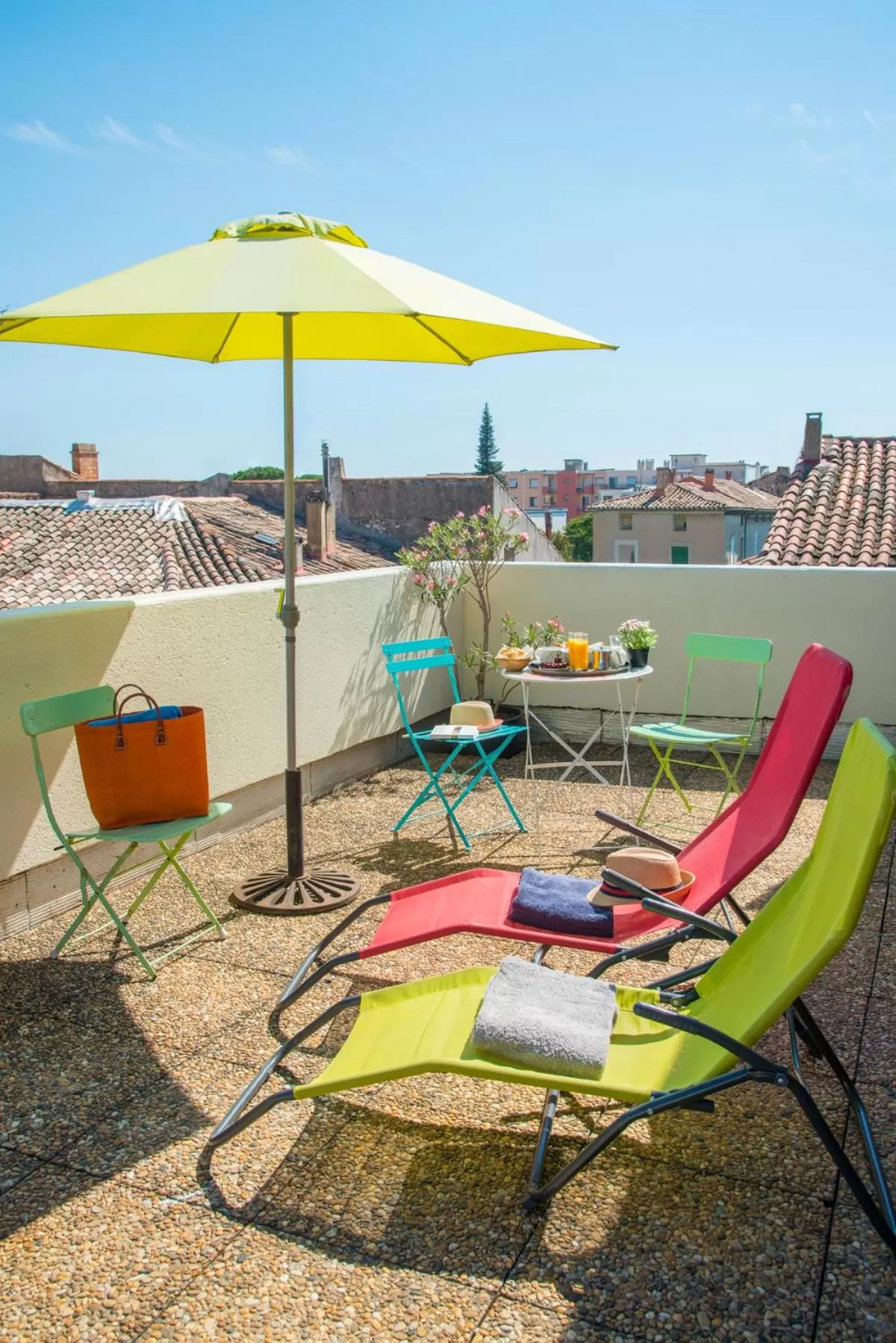Patio in Hotel du Forum