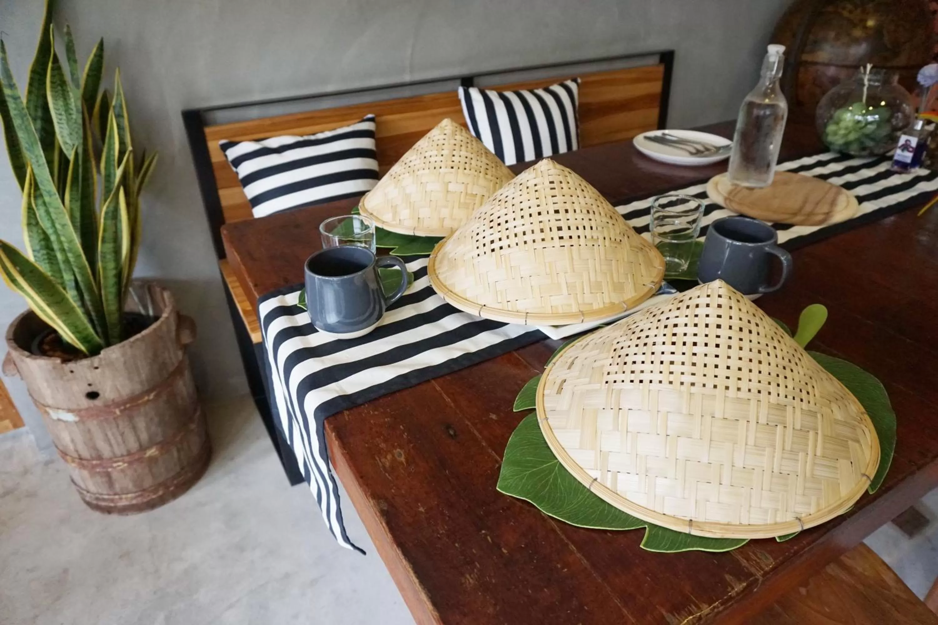 Asian breakfast in Hansa Bangkok House