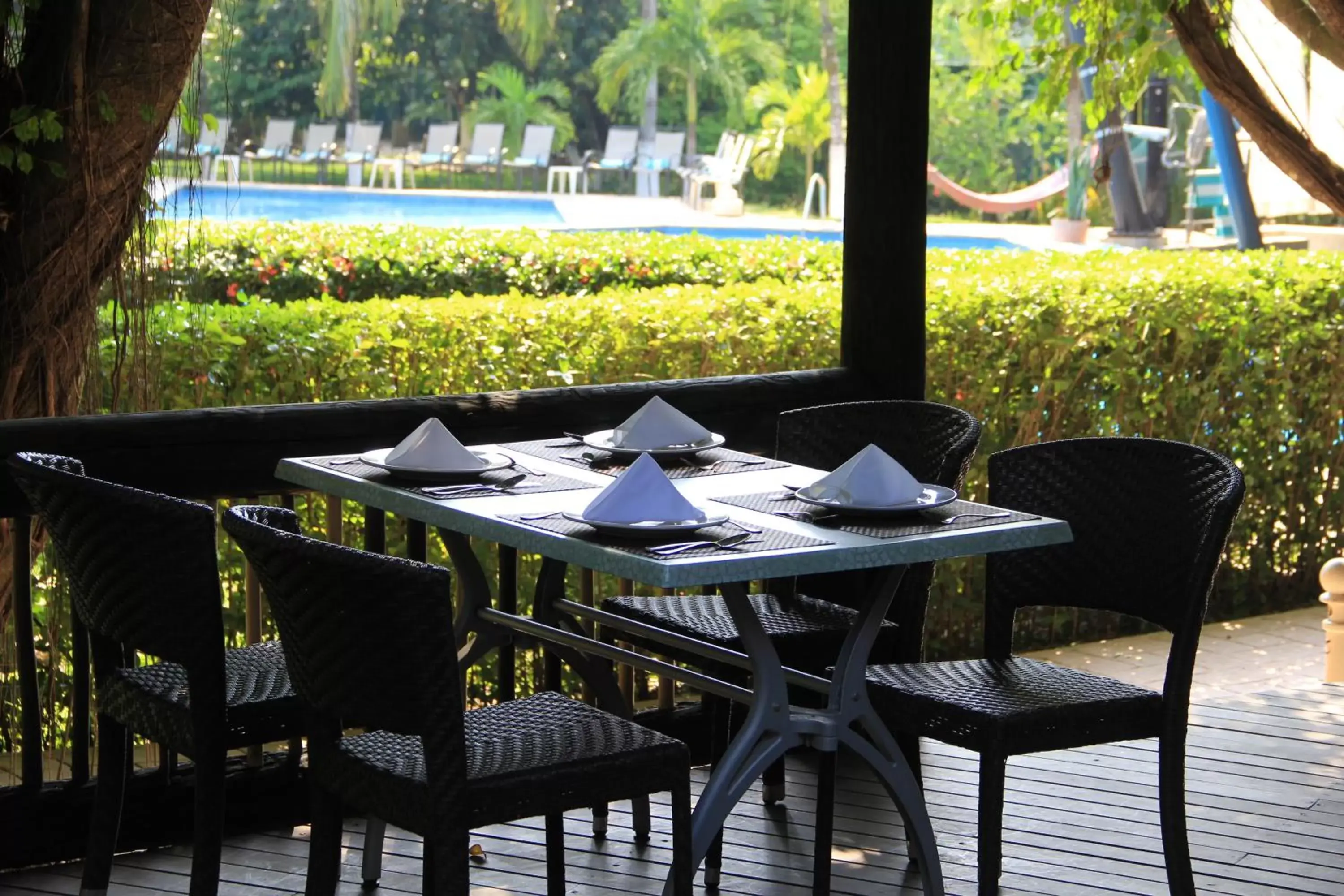 Balcony/Terrace, Restaurant/Places to Eat in Hotel Ciudad Real Palenque