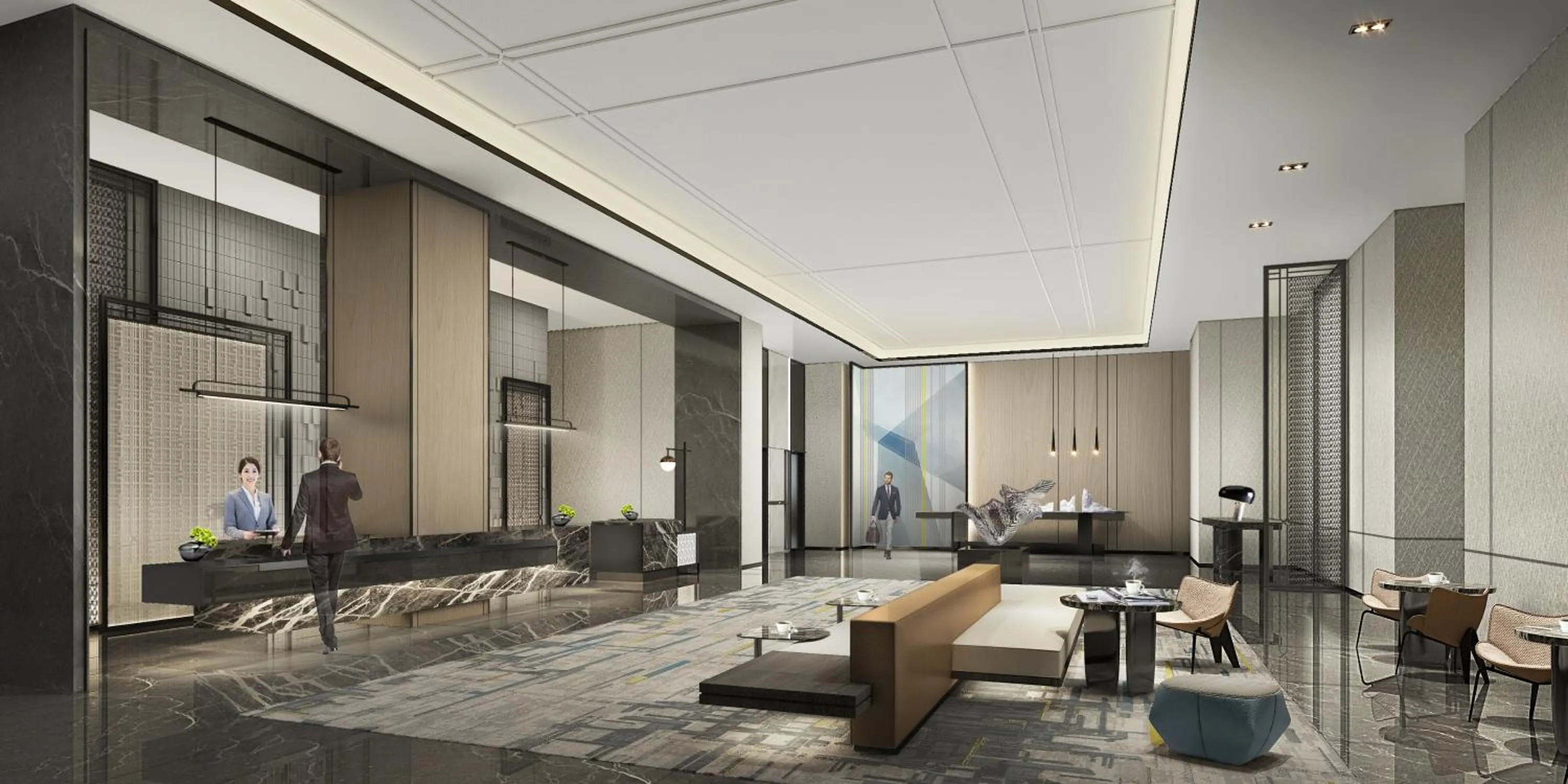 Lobby or reception in Crowne Plaza Hangzhou Science City by IHG