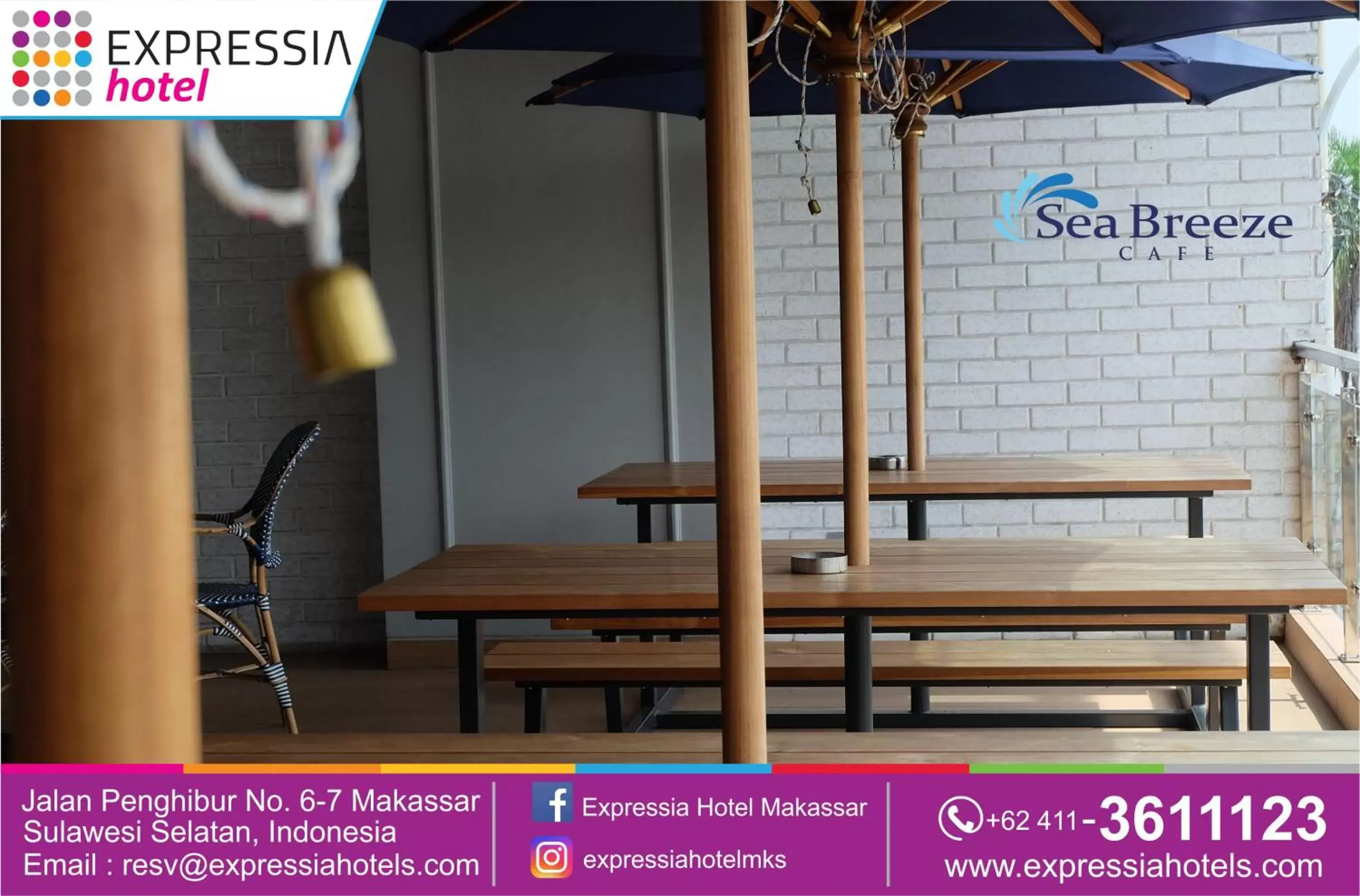 Restaurant/places to eat, Property Logo/Sign in Expressia Hotel Makassar