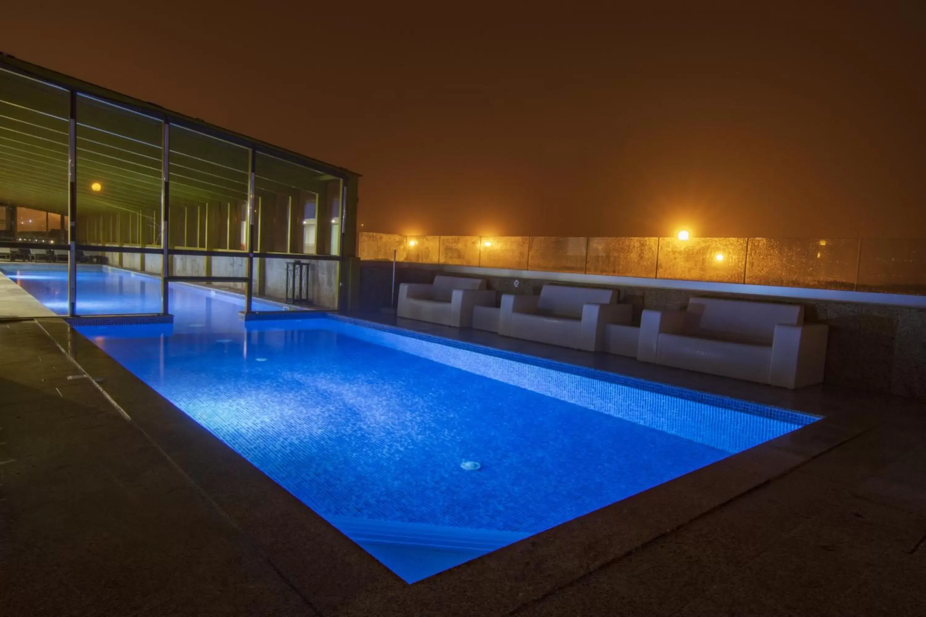 Night, Swimming Pool in Luna Hotel Serra da Estrela