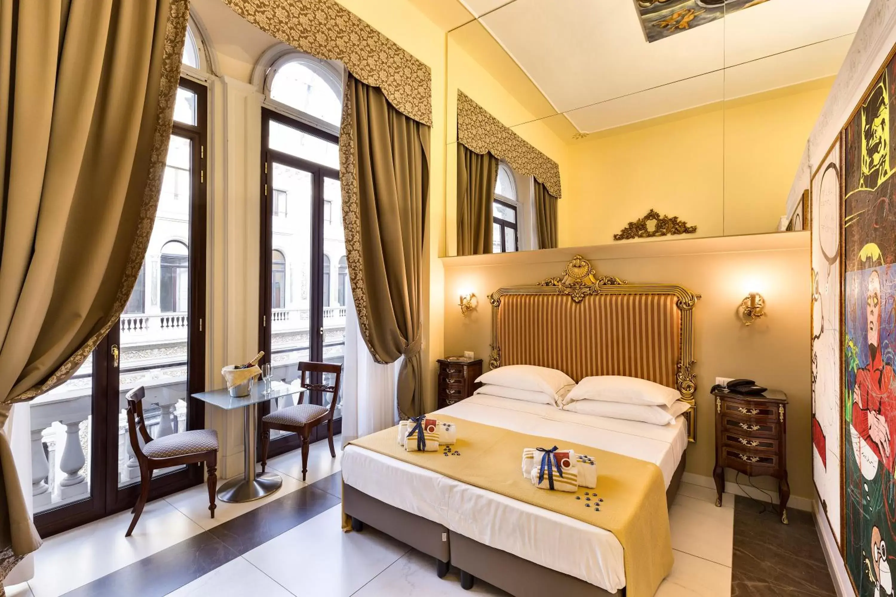Photo of the whole room, Bed in Hotel Art Resort Galleria Umberto