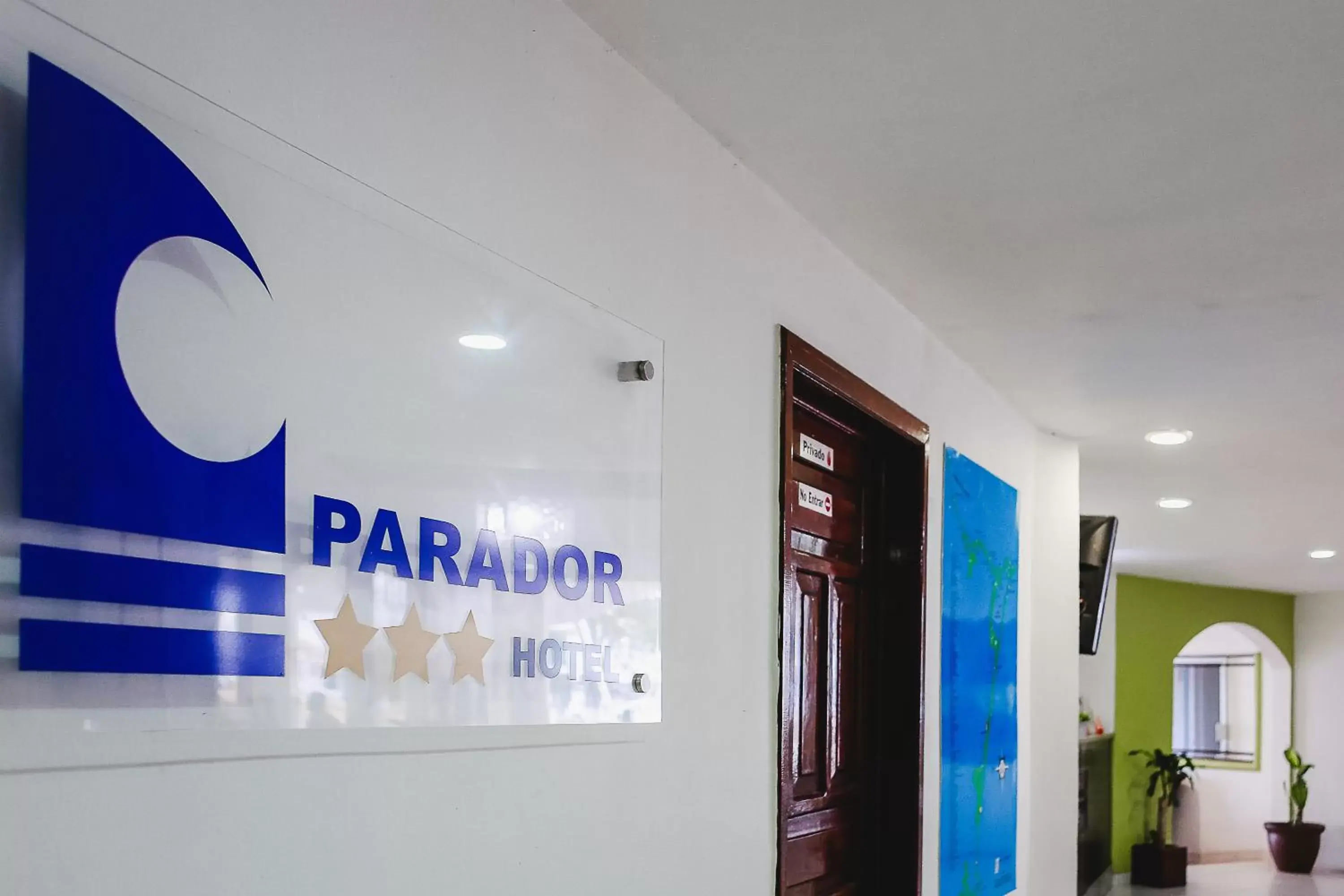 Lobby or reception in Hotel Parador