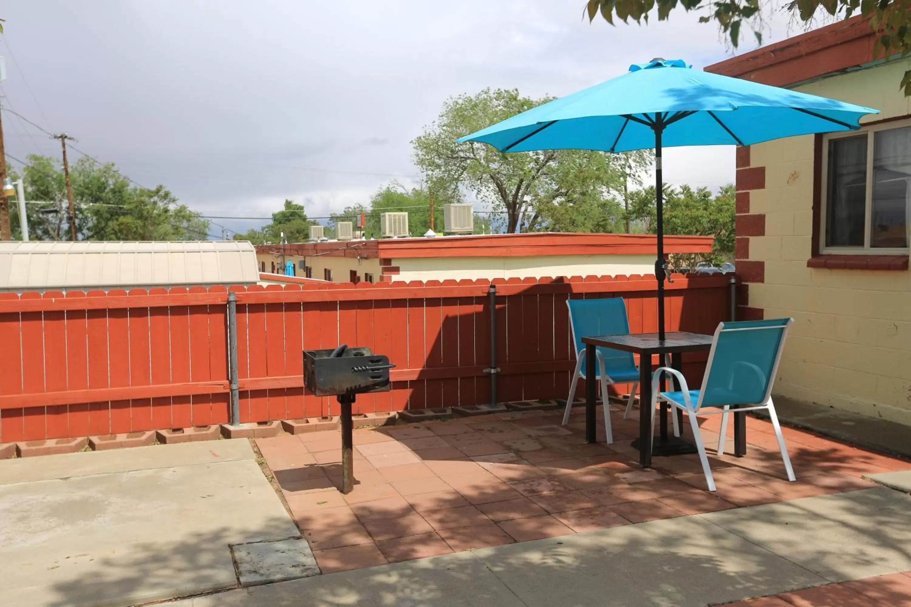 Patio in Red Rock Motel