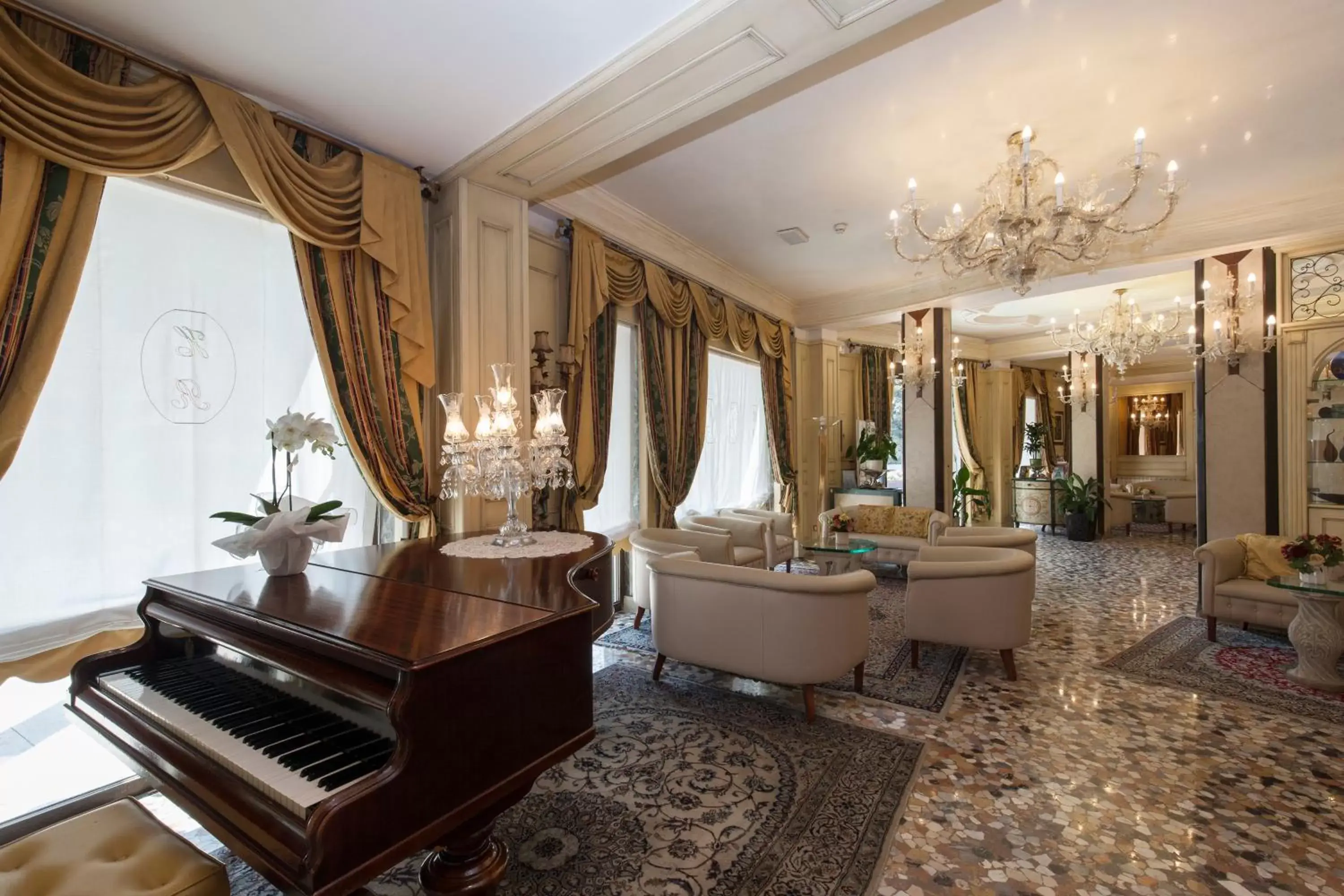 Lobby or reception in Hotel Riviera Venezia Lido