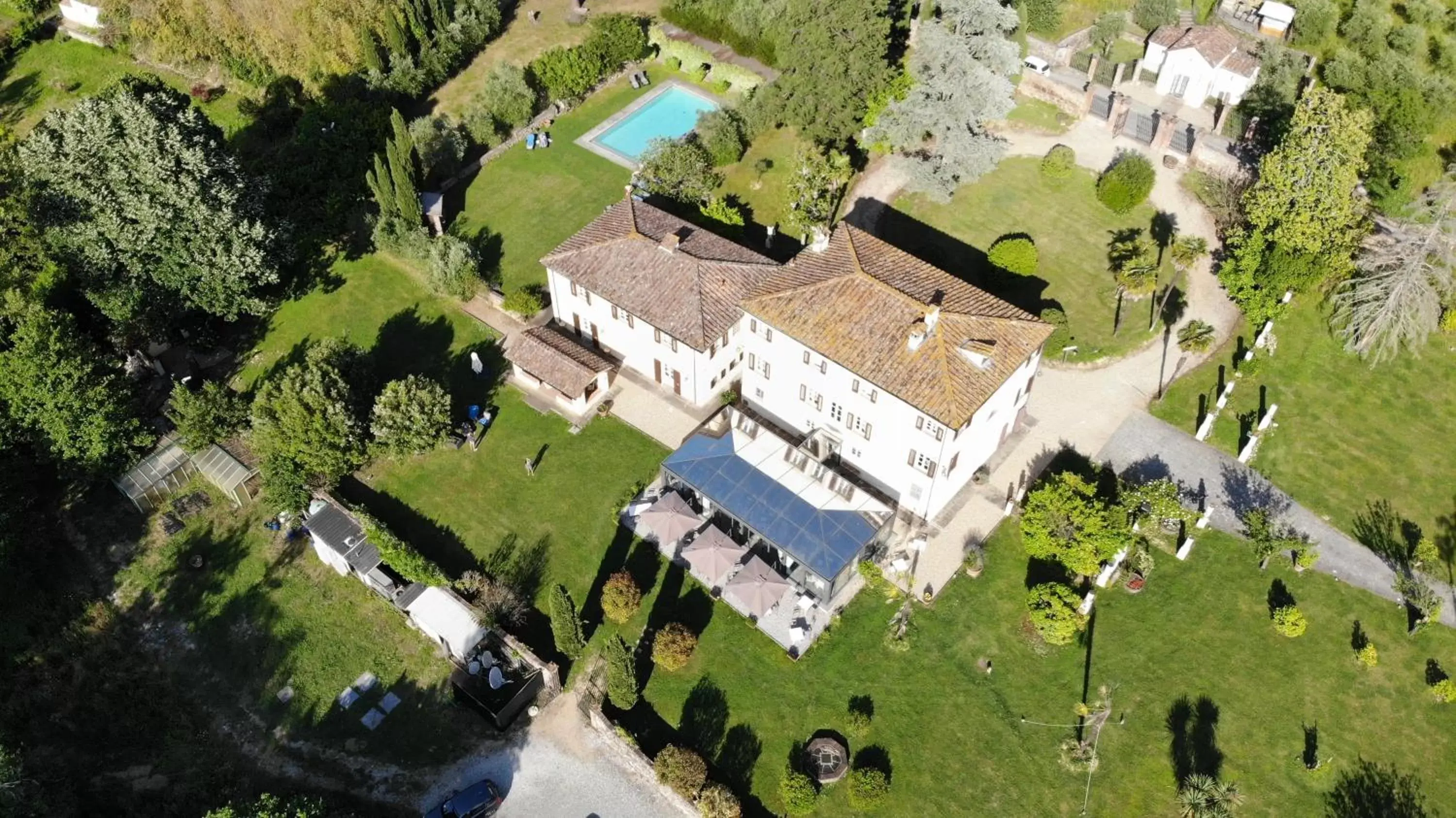 Garden, Bird's-eye View in Hotel Albergo Villa Marta