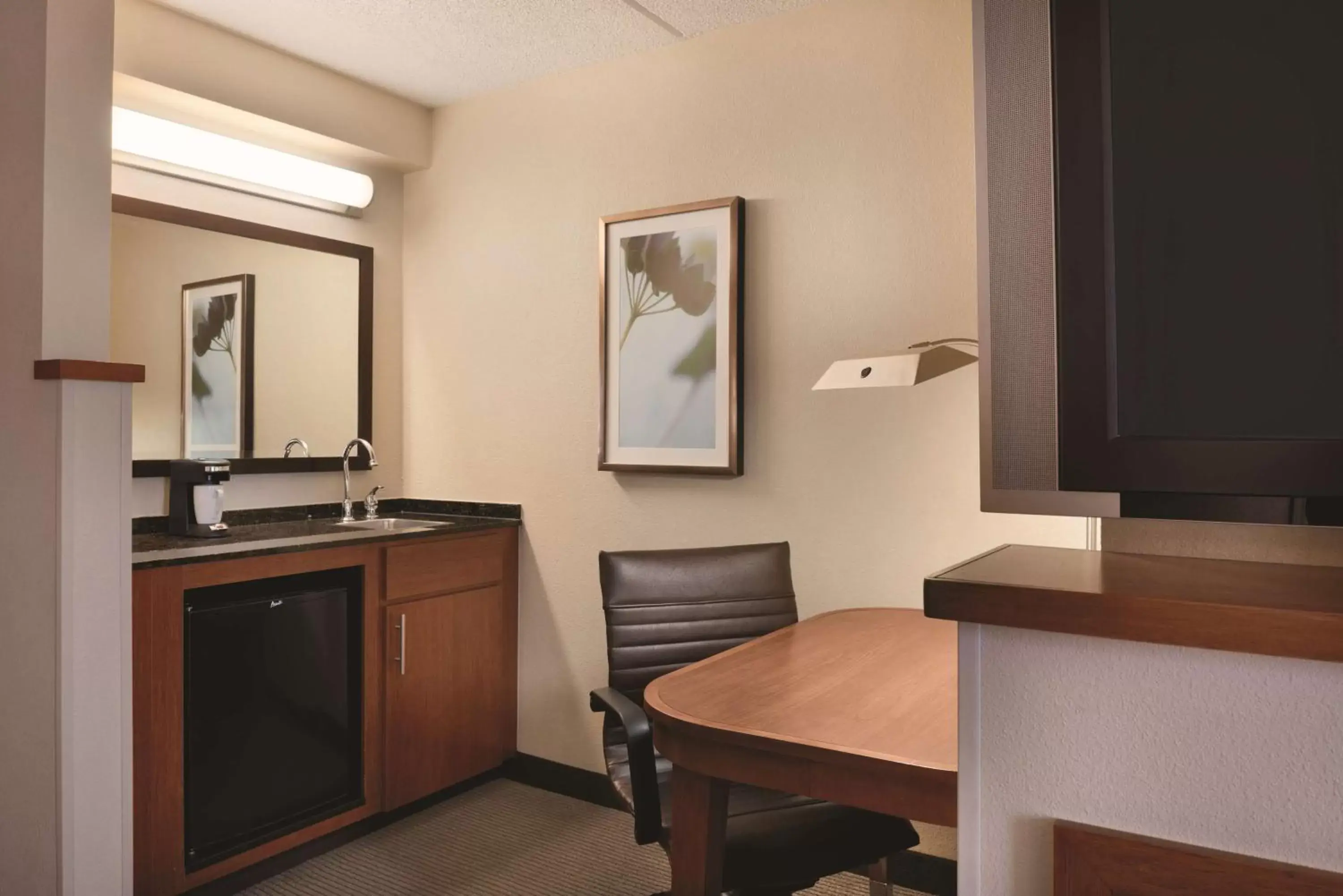 Photo of the whole room, TV/Entertainment Center in Hyatt Place Chicago Hoffman Estates