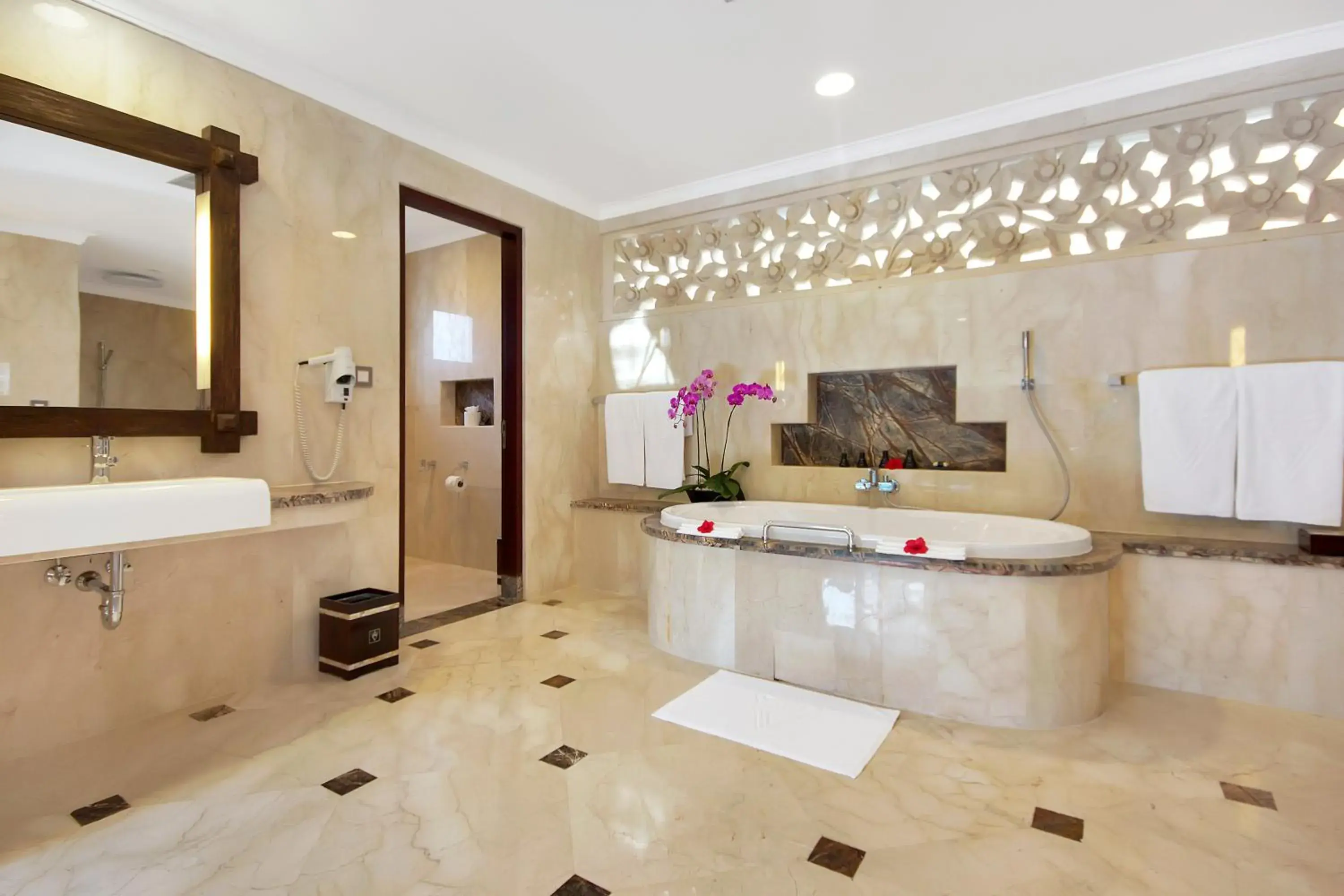 Shower, Bathroom in Viceroy Bali