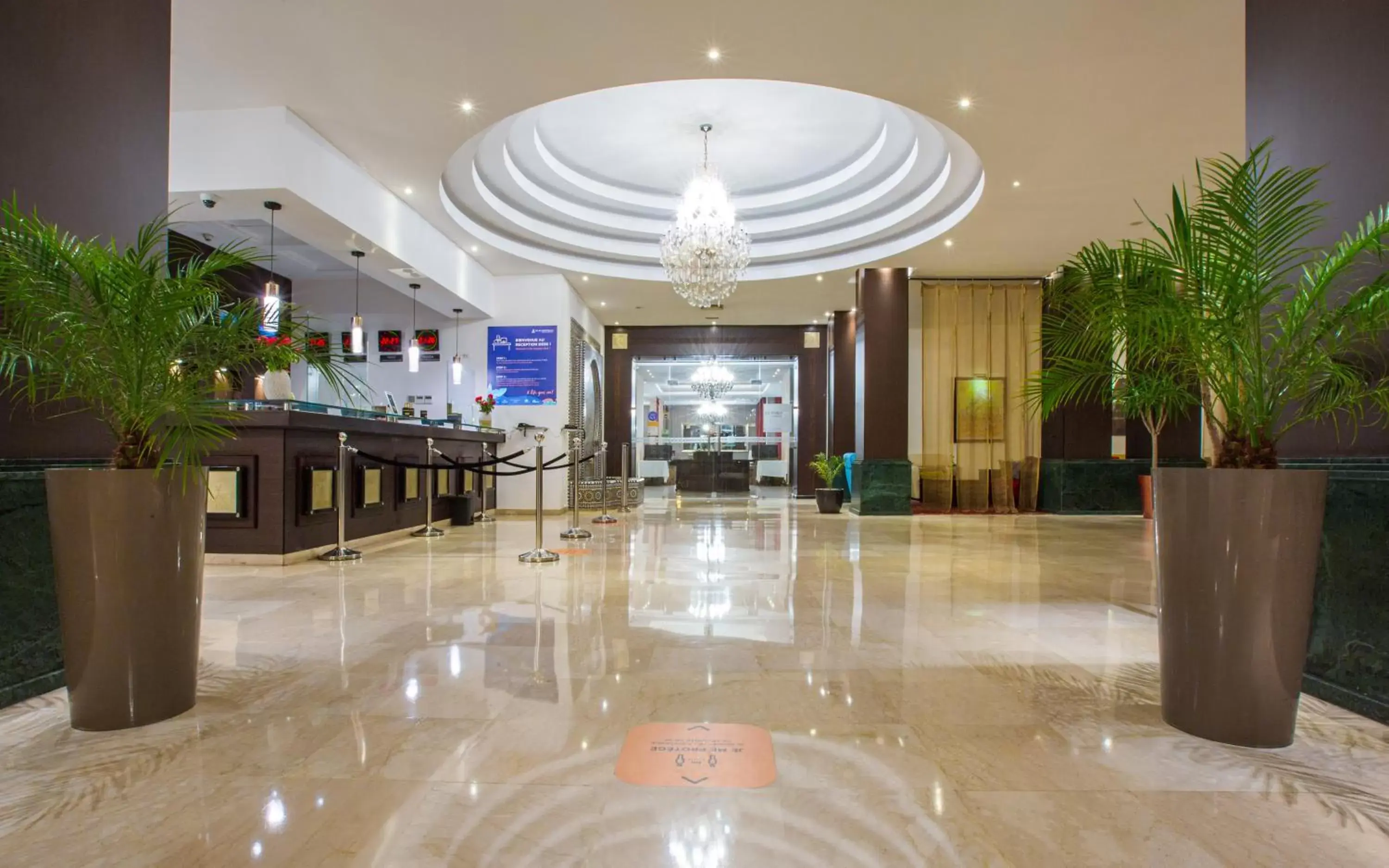 Lobby or reception in Terminus City Center Oujda Lobby or reception in Terminus City Center Oujda