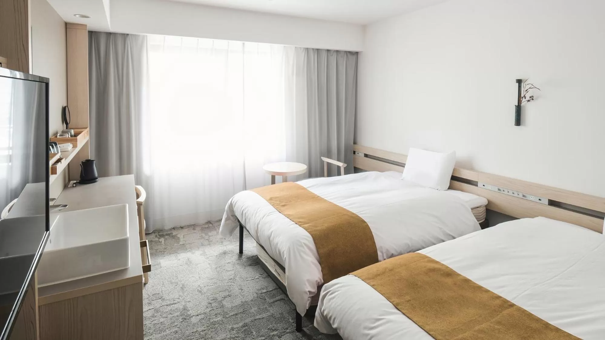 Bed in REF Kumamoto by VESSEL HOTELS