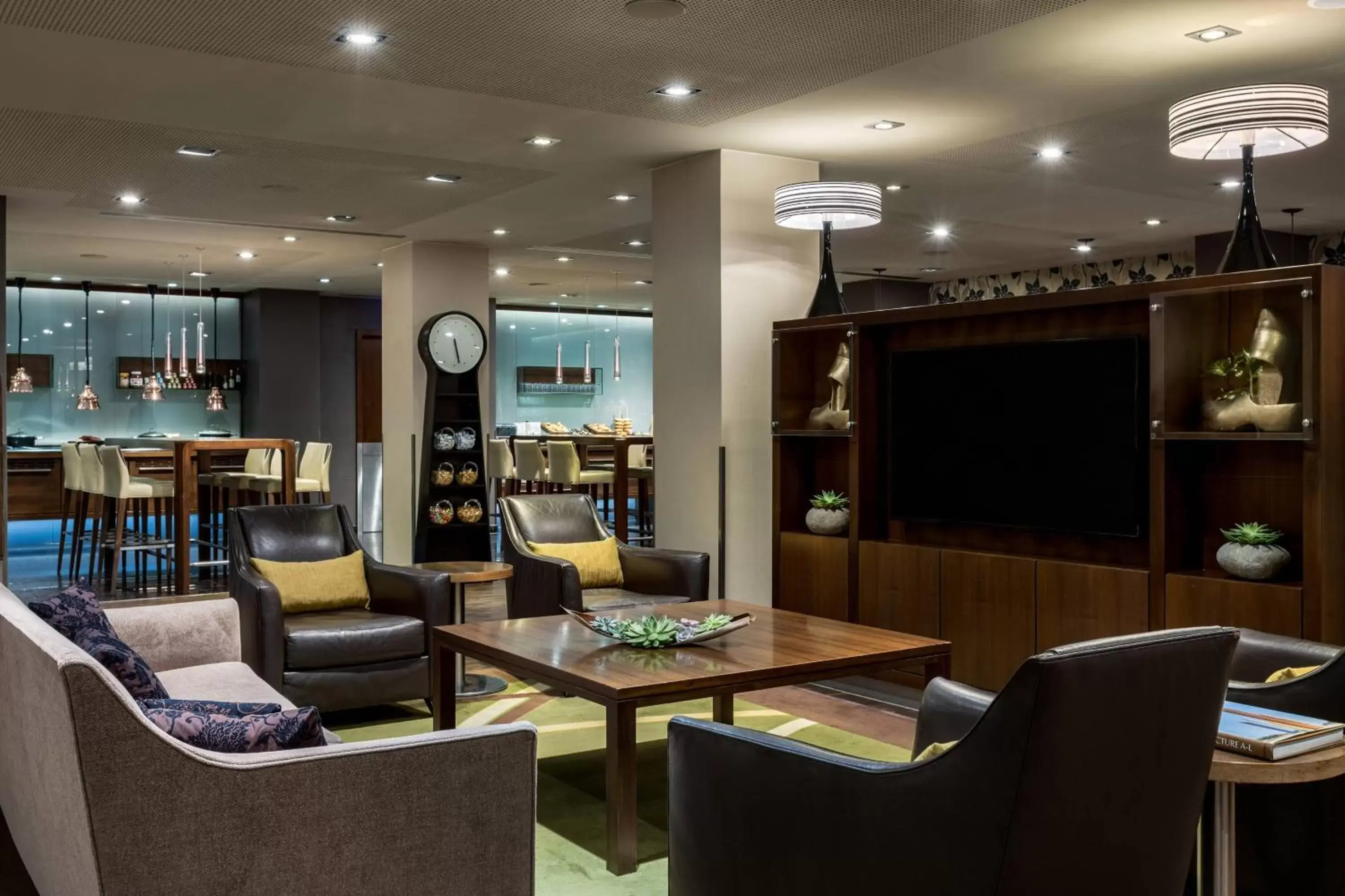 Lounge or bar in Amsterdam Marriott Hotel