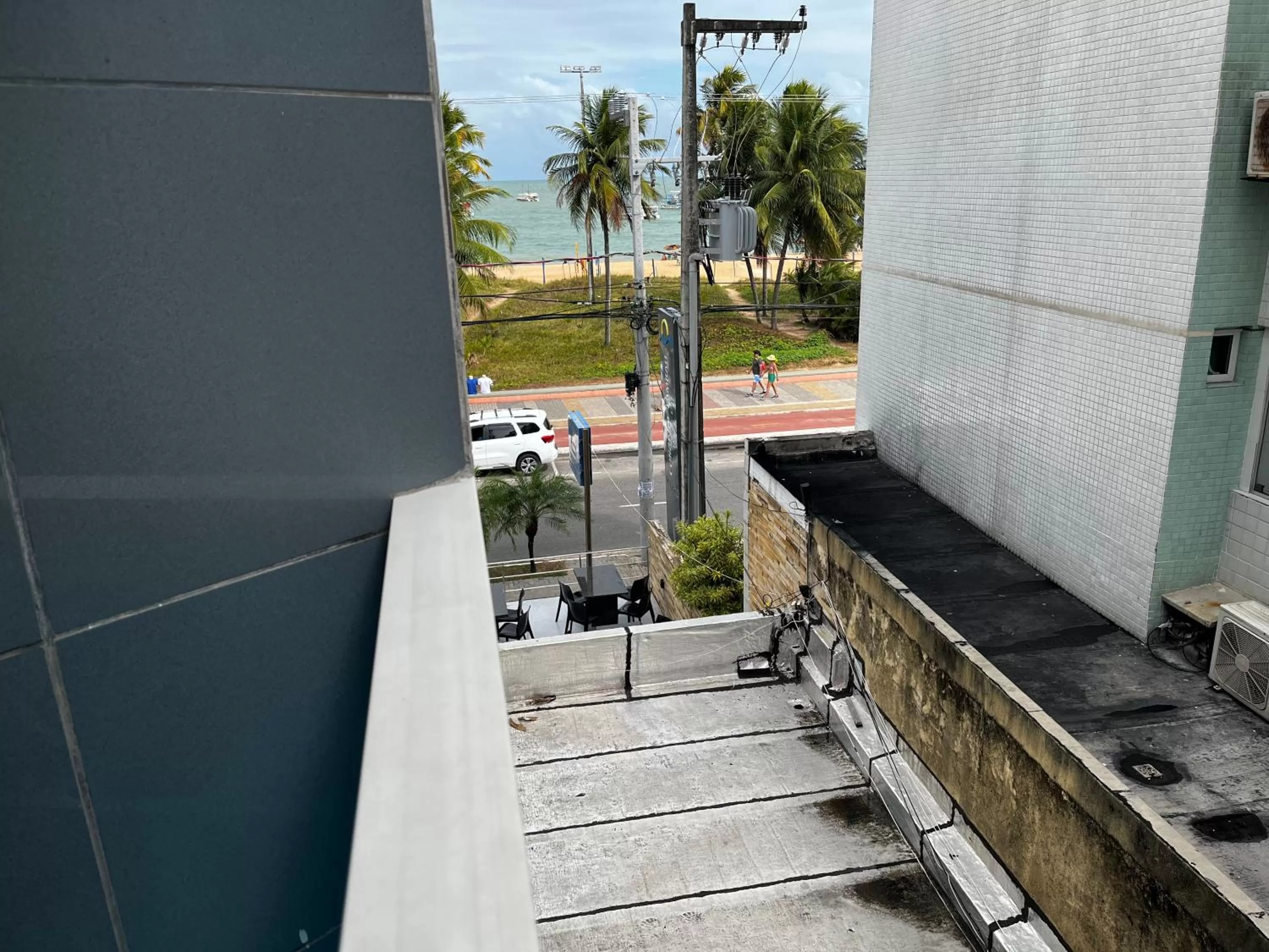View (from property/room) in Flat beira mar Tambaú