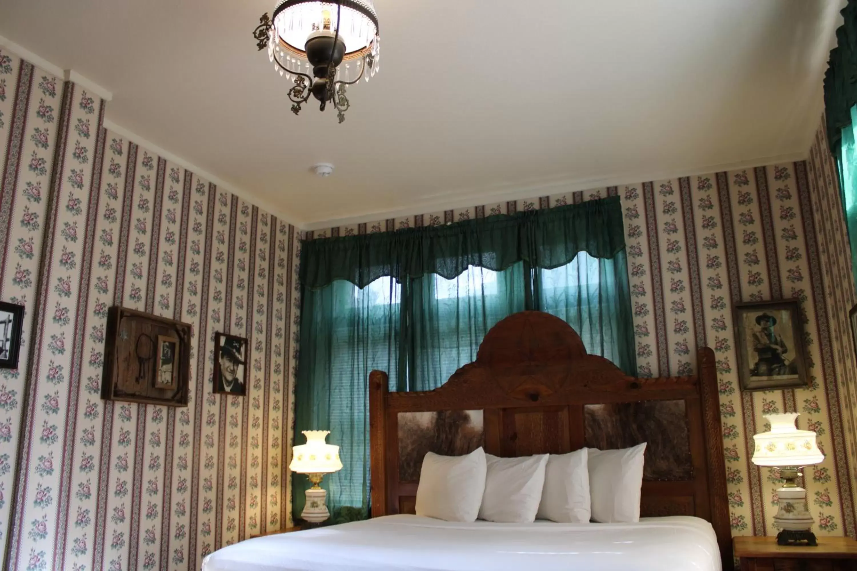 Bed in Copper Queen Hotel