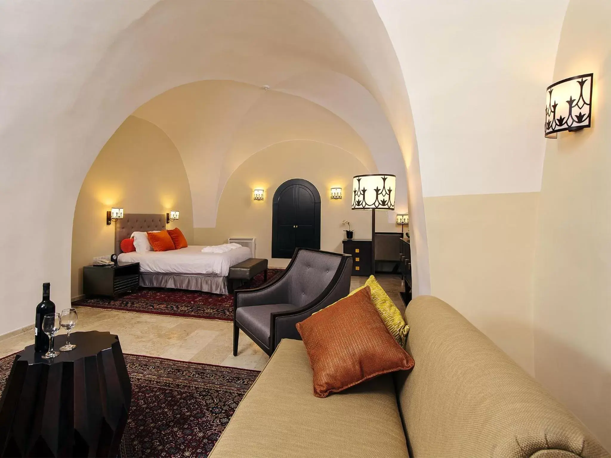 Bedroom in The Sephardic House Hotel in The Jewish Quarter