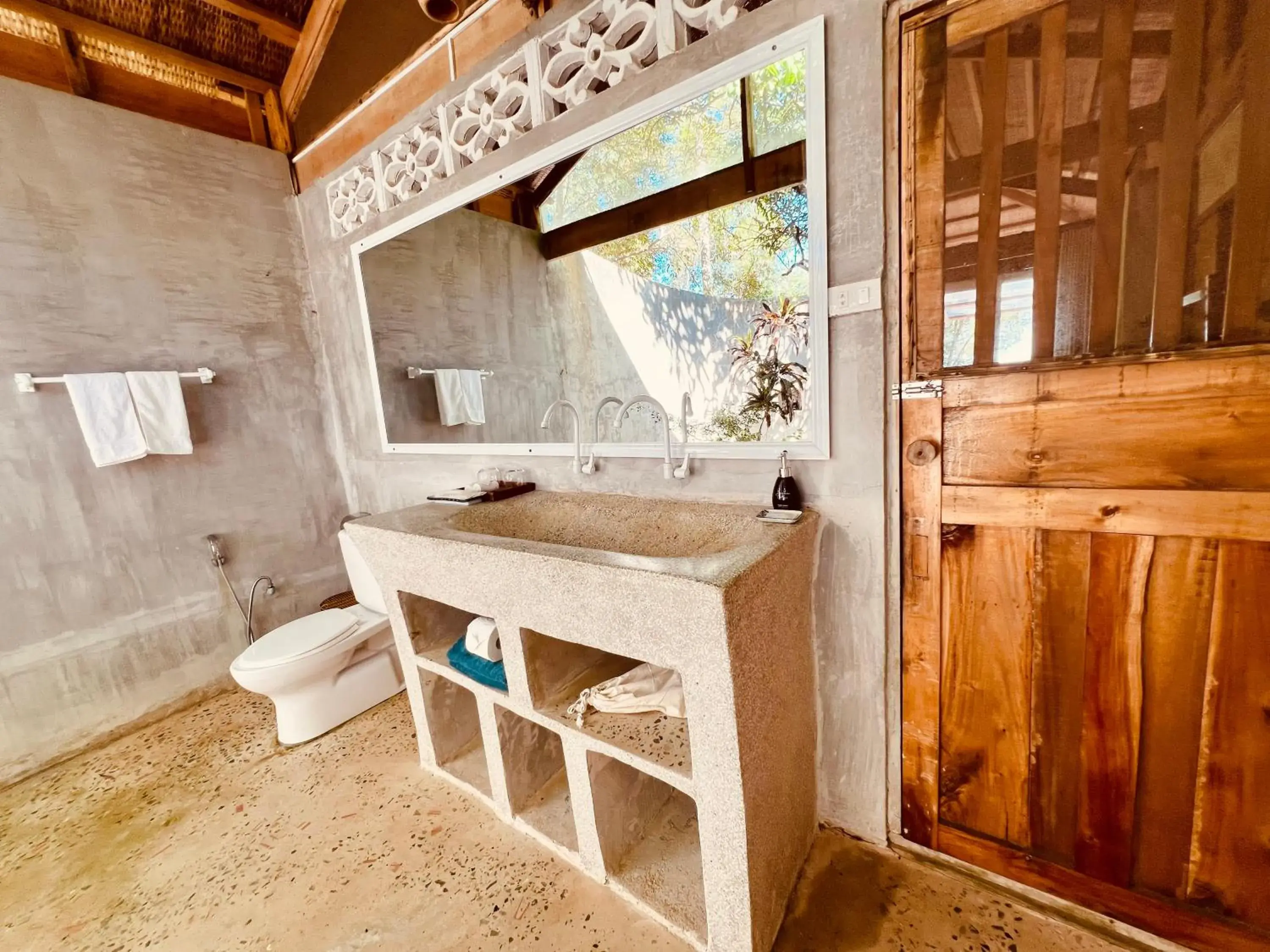 Bathroom in Bamboo Cottages