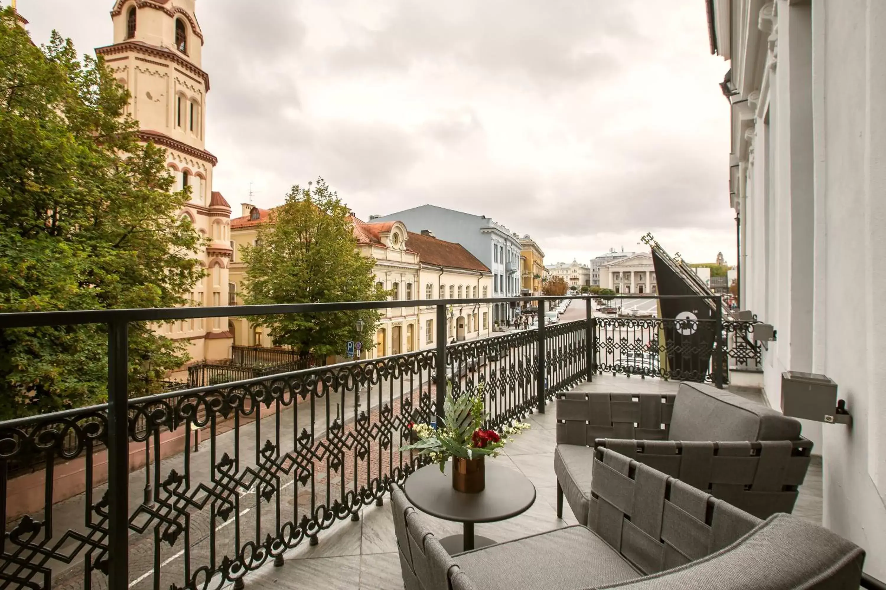 Balcony/Terrace in Hotel Pacai, Vilnius, a Member of Design Hotels