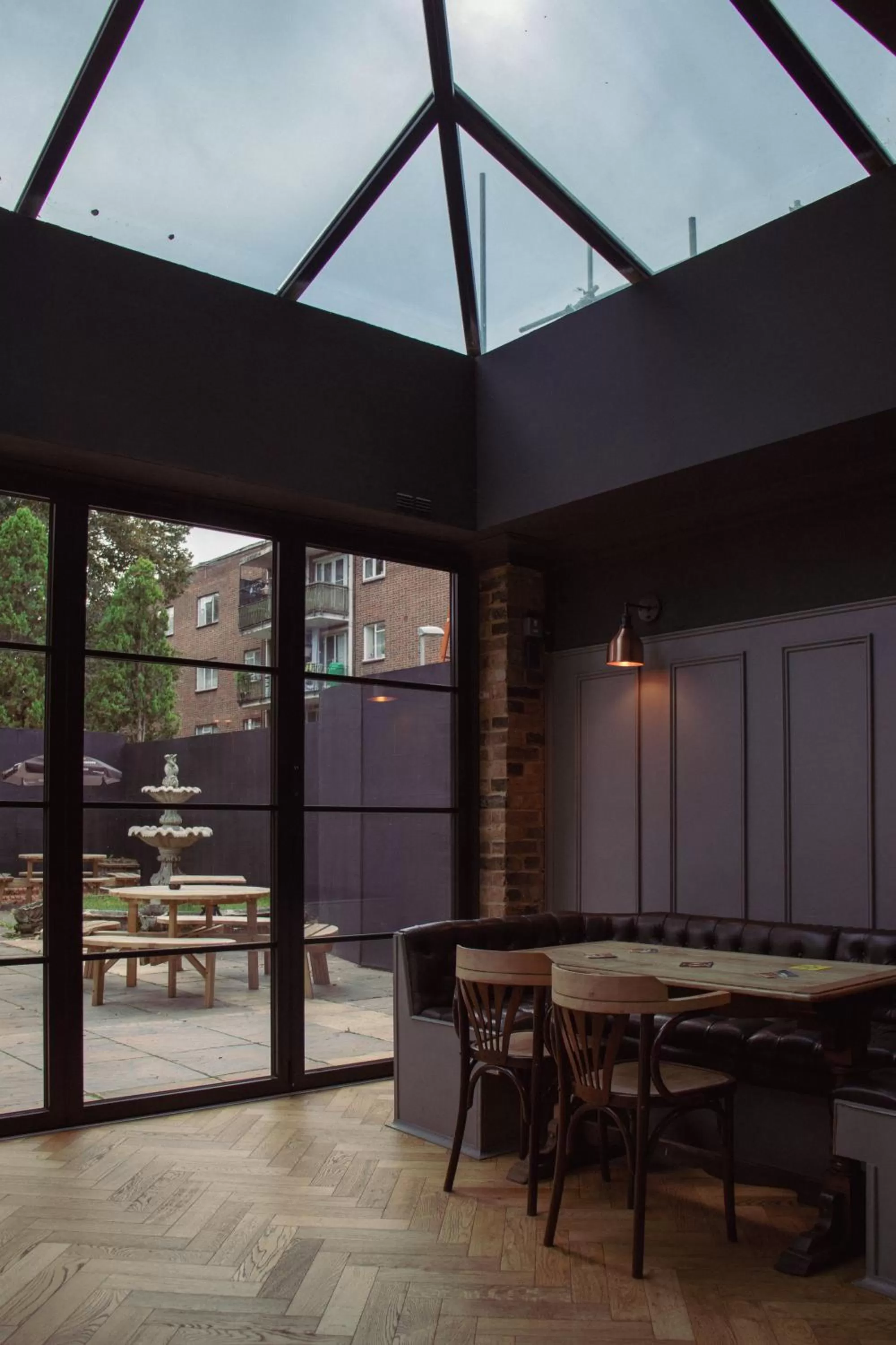 Patio in Fountain Hotel