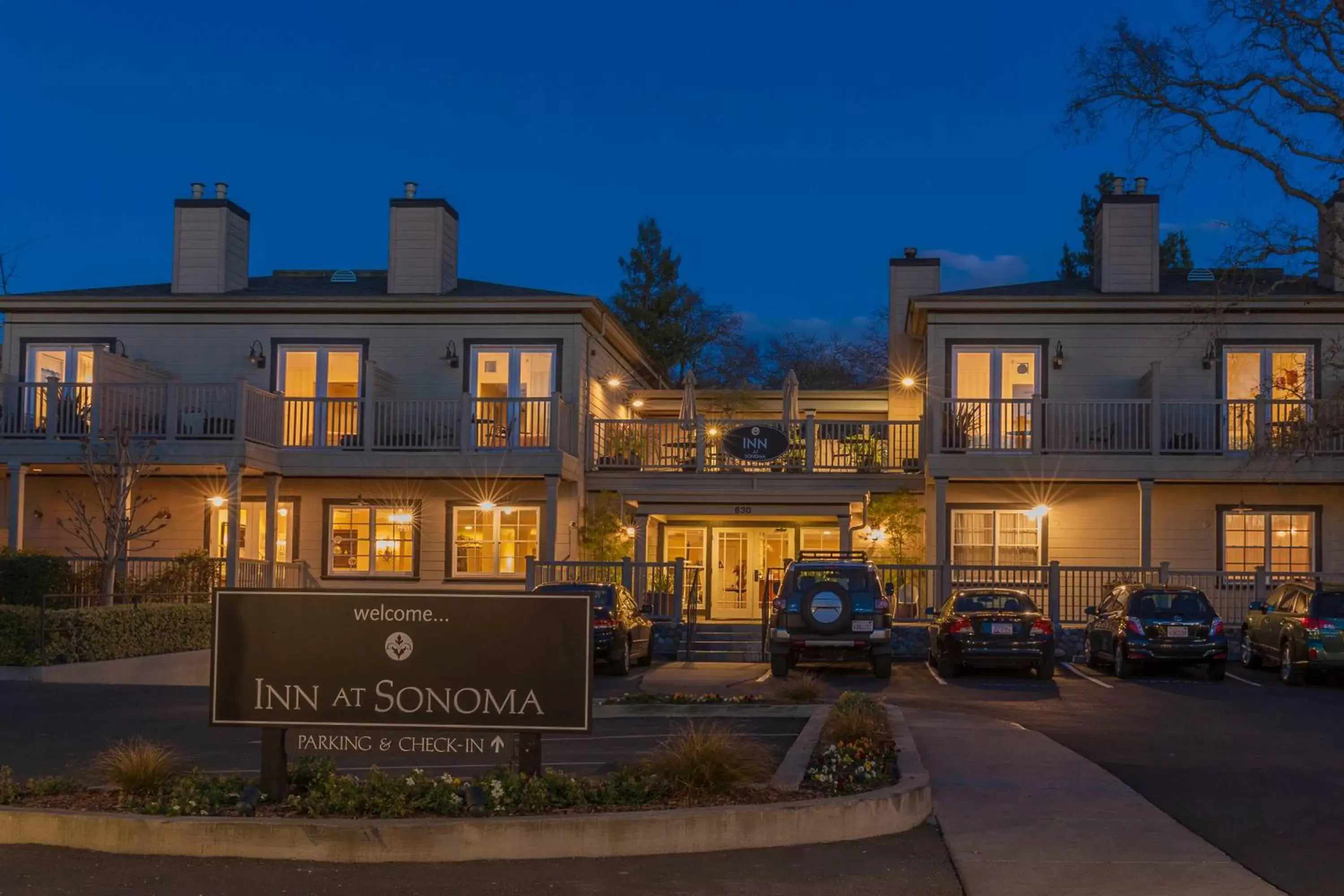 Facade/entrance, Property Building in Inn at Sonoma, A Four Sisters Inn