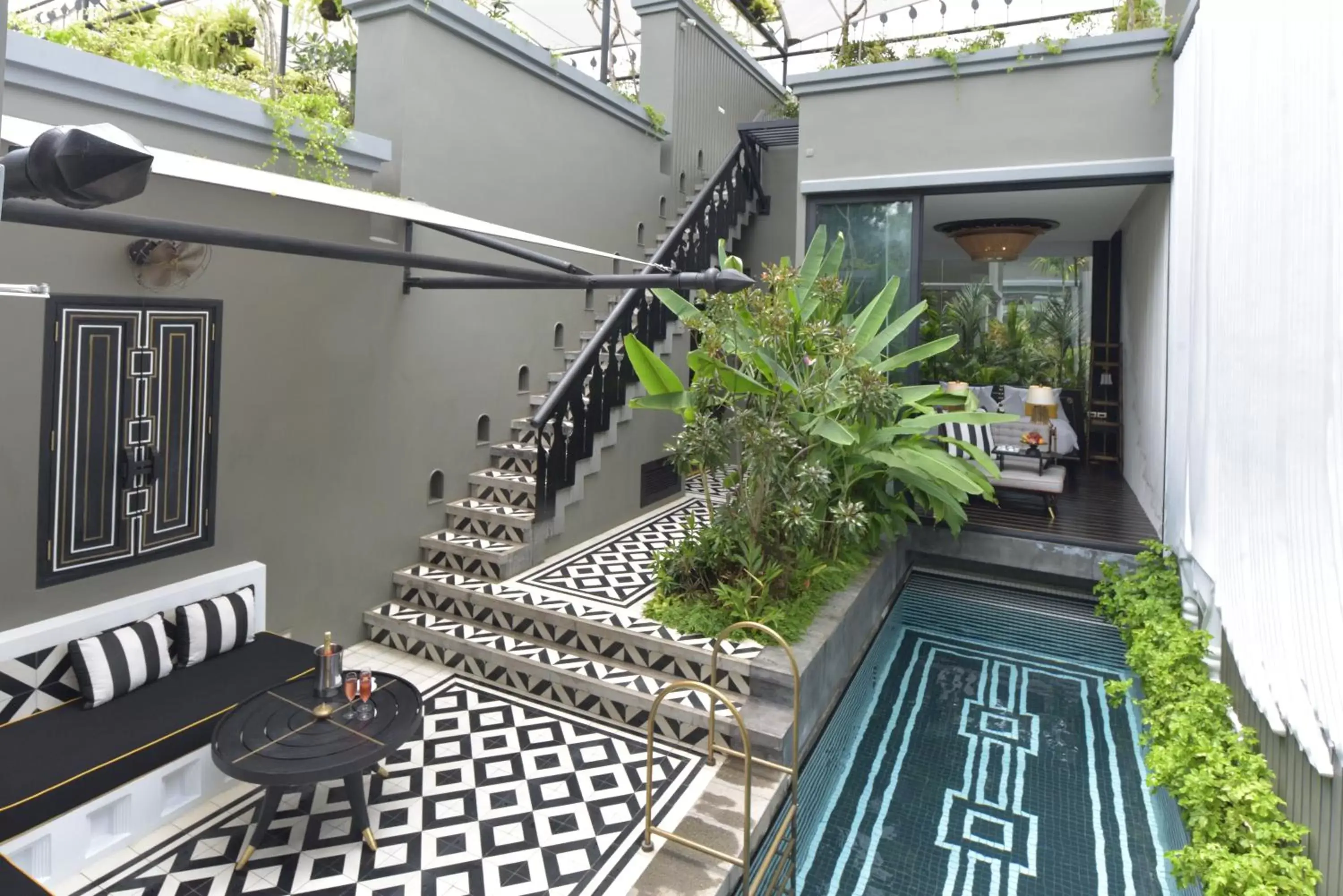 Balcony/Terrace in Shinta Mani Angkor & Bensley Collection Pool Villas