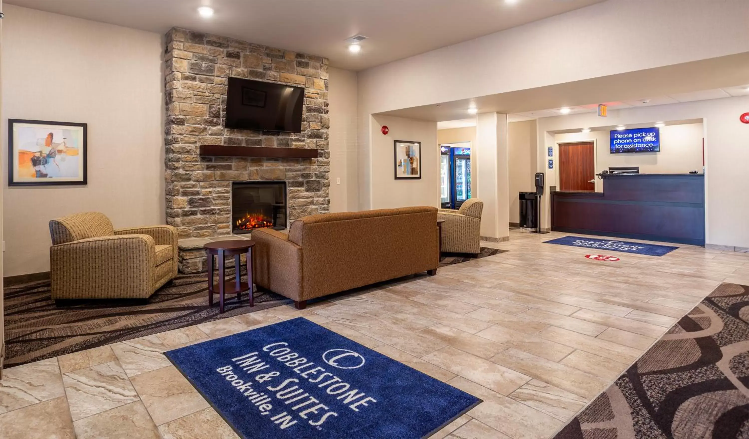 Lobby or reception in Cobblestone Inn & Suites - Brookville