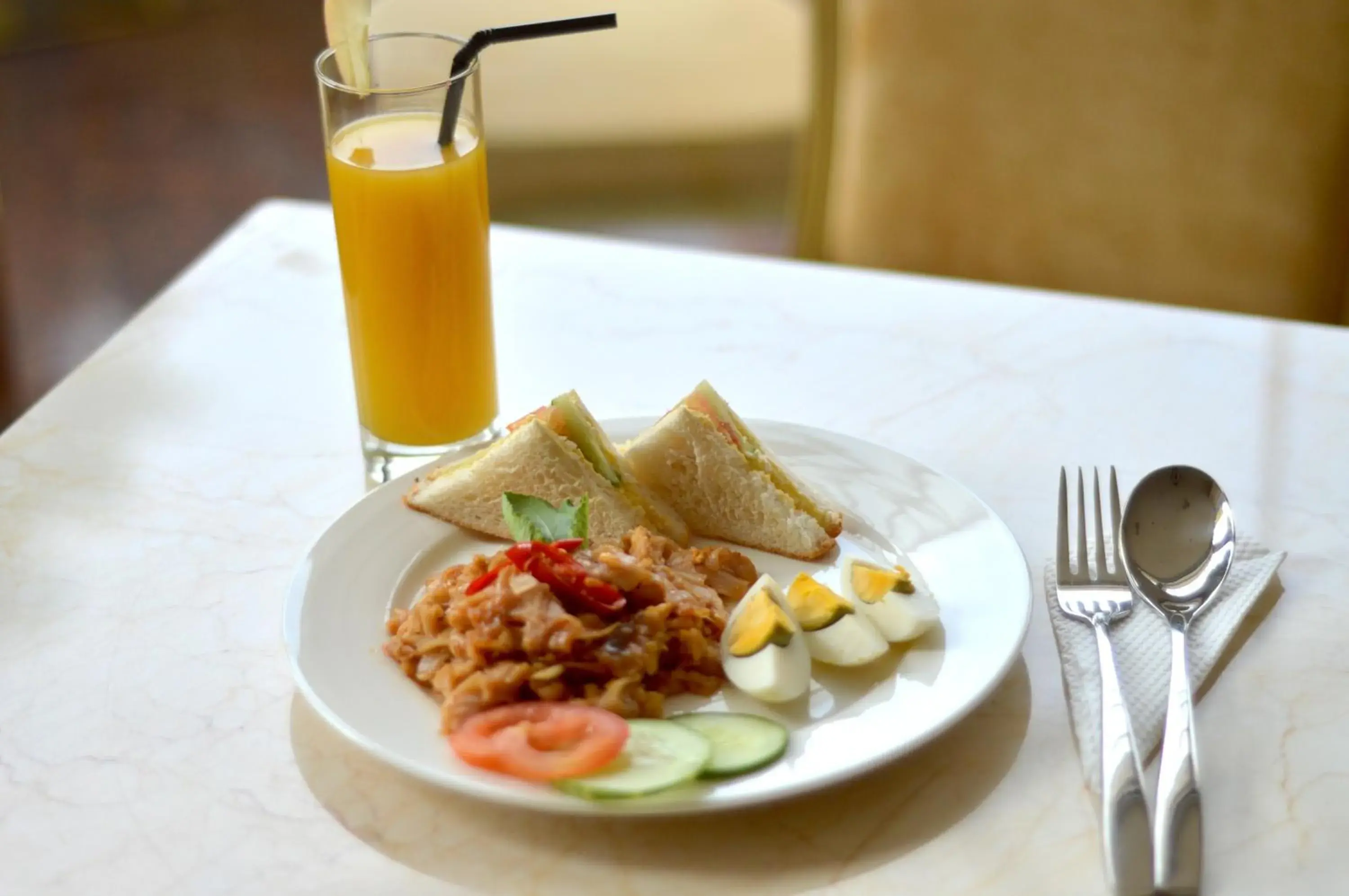 Food close-up in InnB Park Hotel