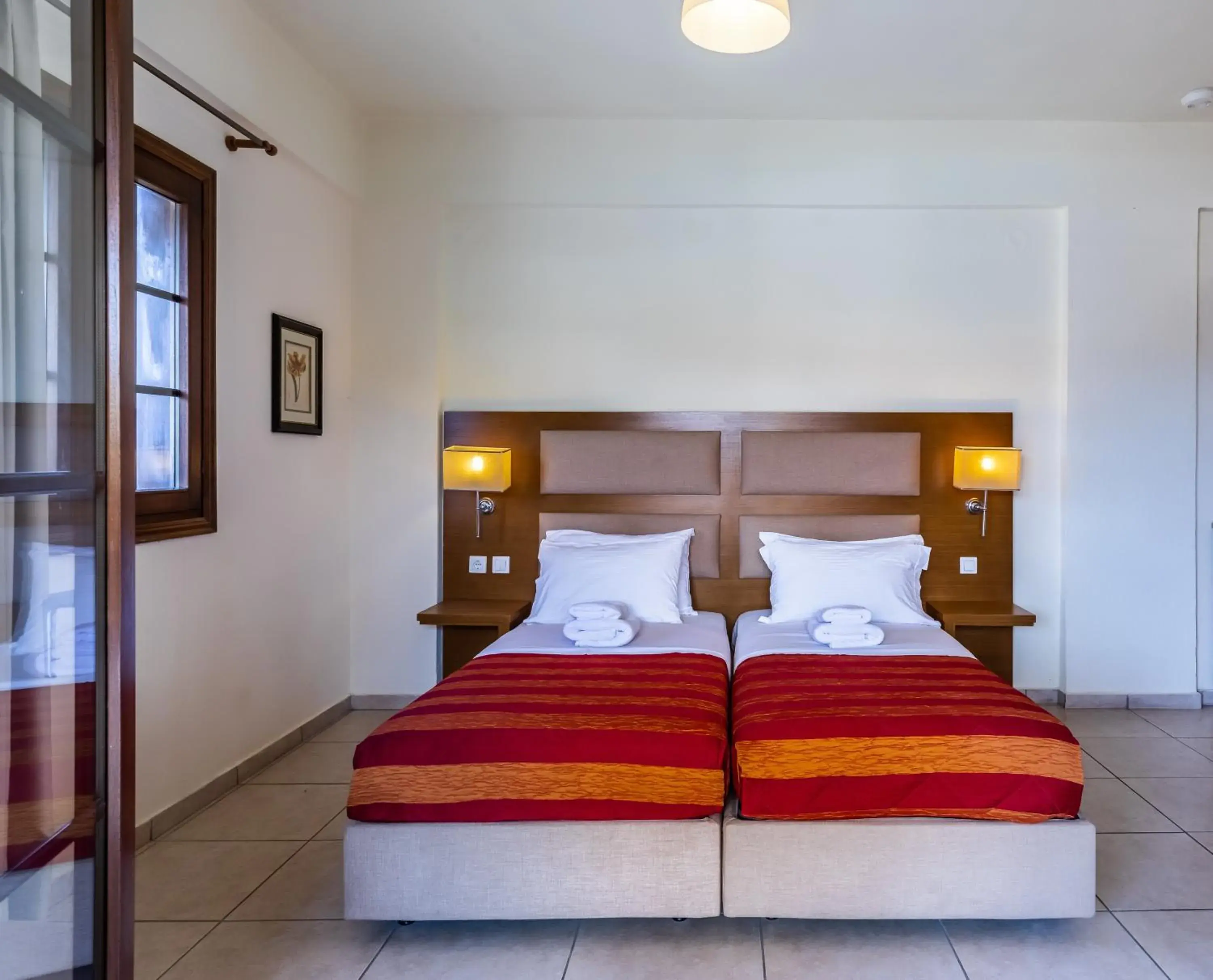 Bedroom, Bed in Skopelos Holidays Hotel & Spa