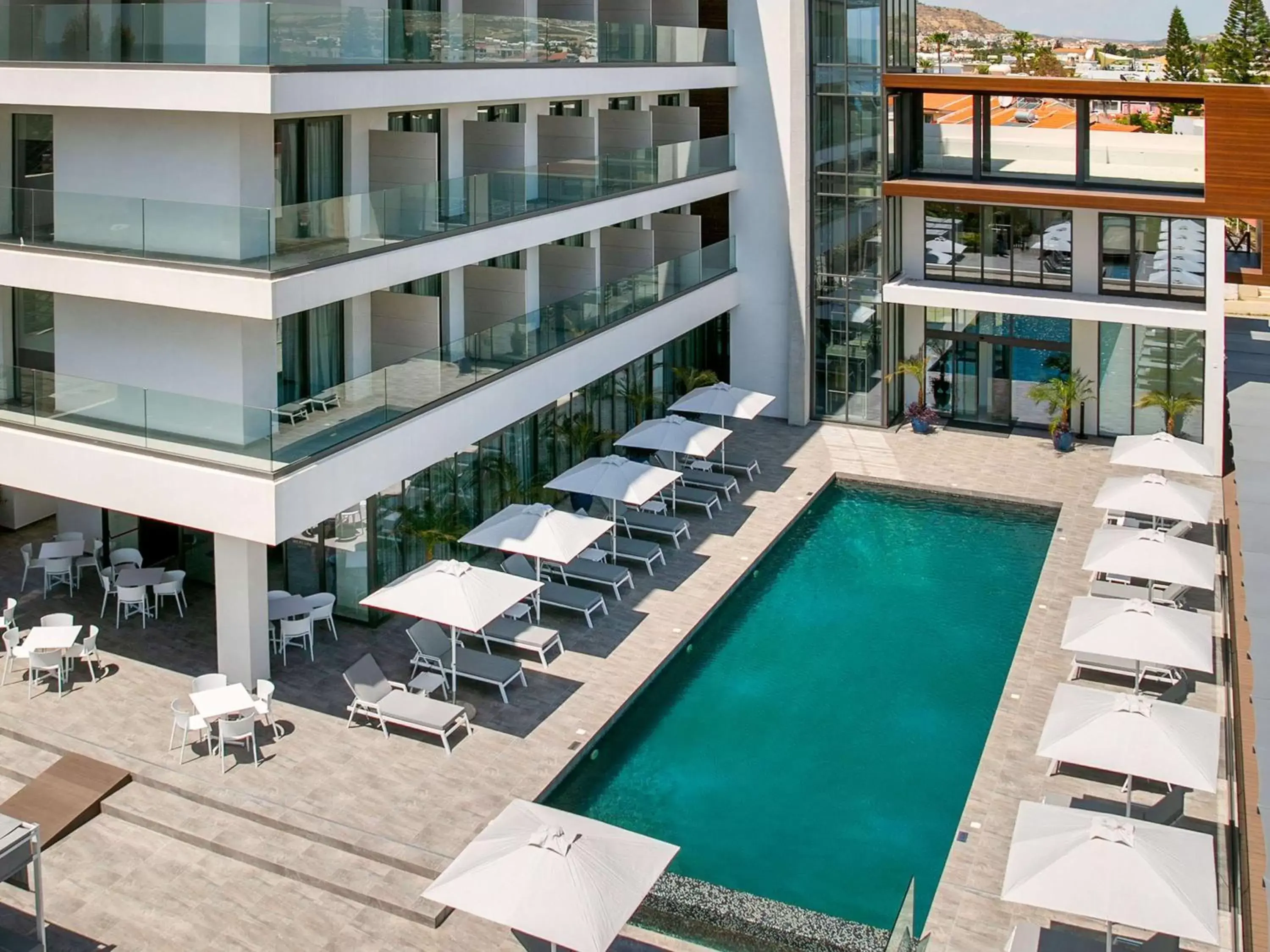 Pool View in Mercure Larnaca Beach Resort