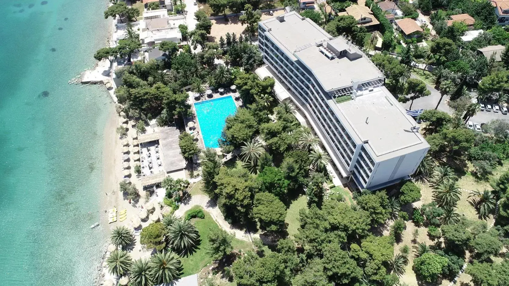 Bird's eye view in King Saron Hotel Resort Bird's eye view in King Saron Hotel Resort