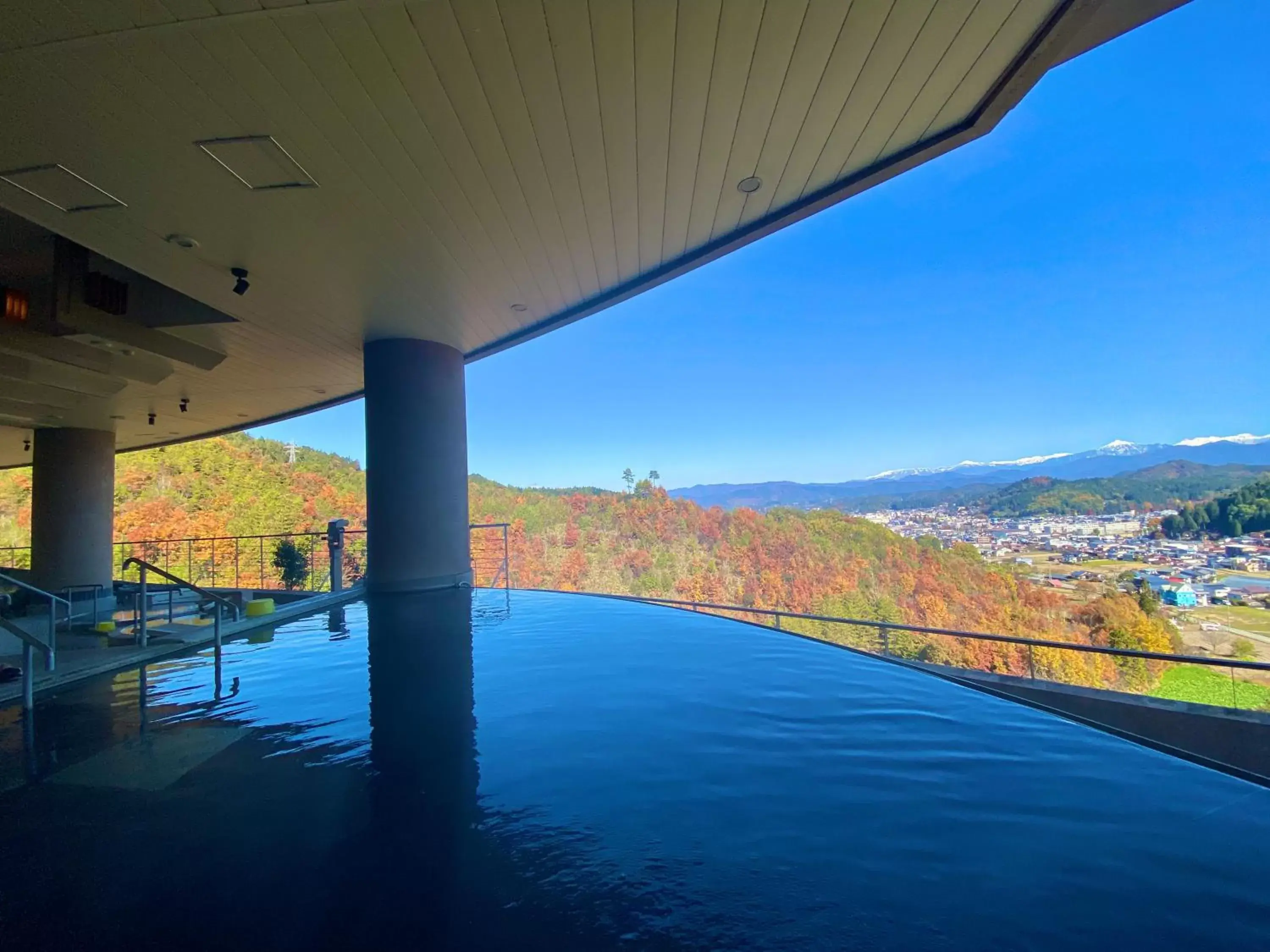 Hot Spring Bath, Swimming Pool in Hotel Associa Takayama Resort