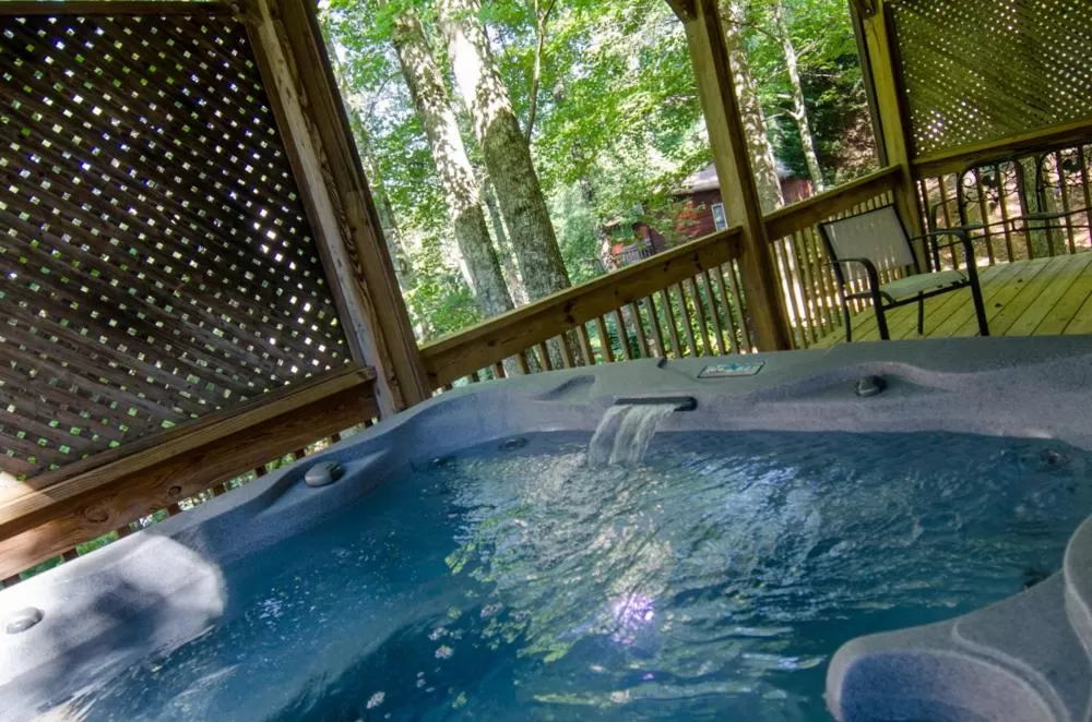 Balcony/Terrace in Asheville Cabins of Willow Winds