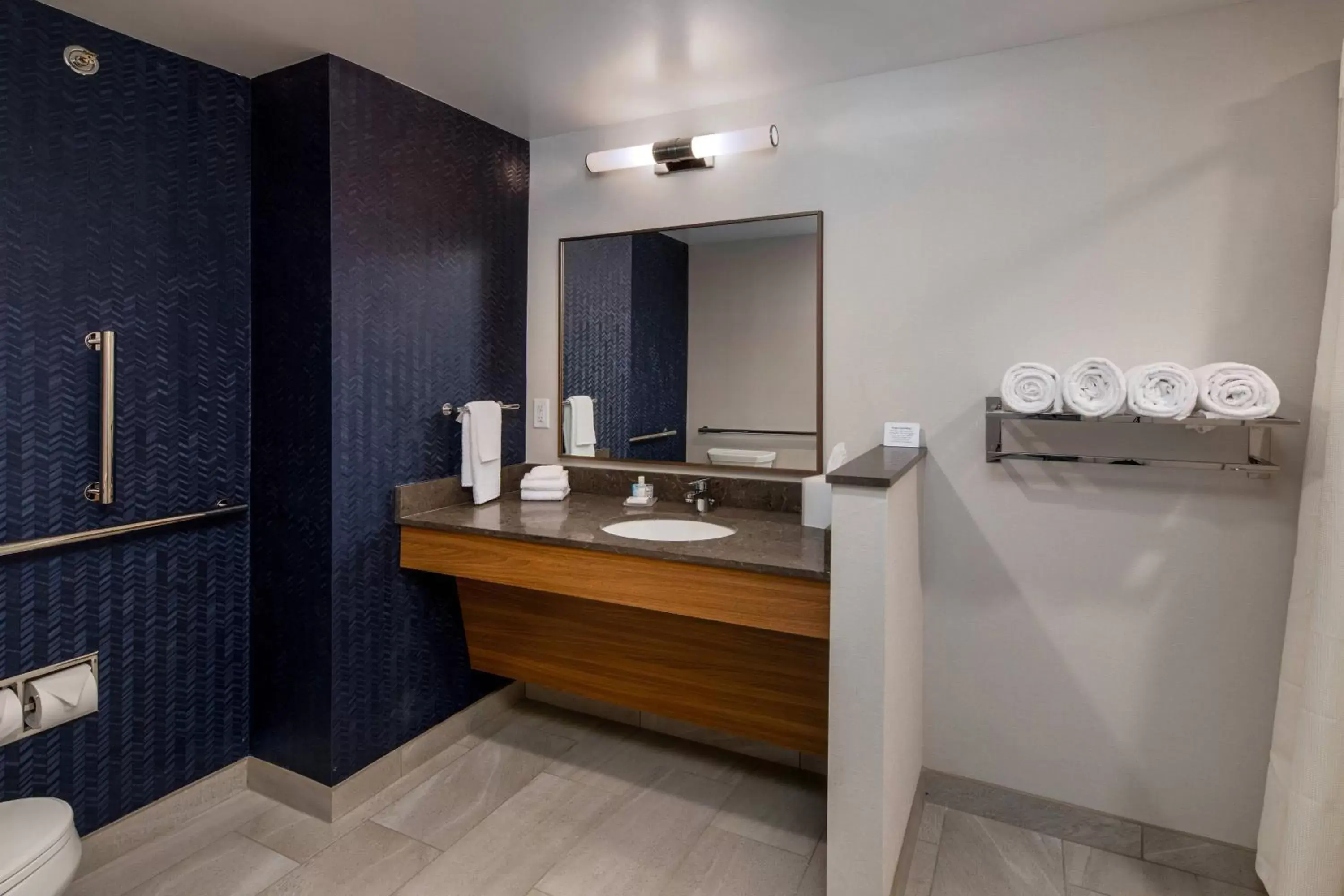 Bathroom in Fairfield Inn & Suites by Marriott Little Rock Airport