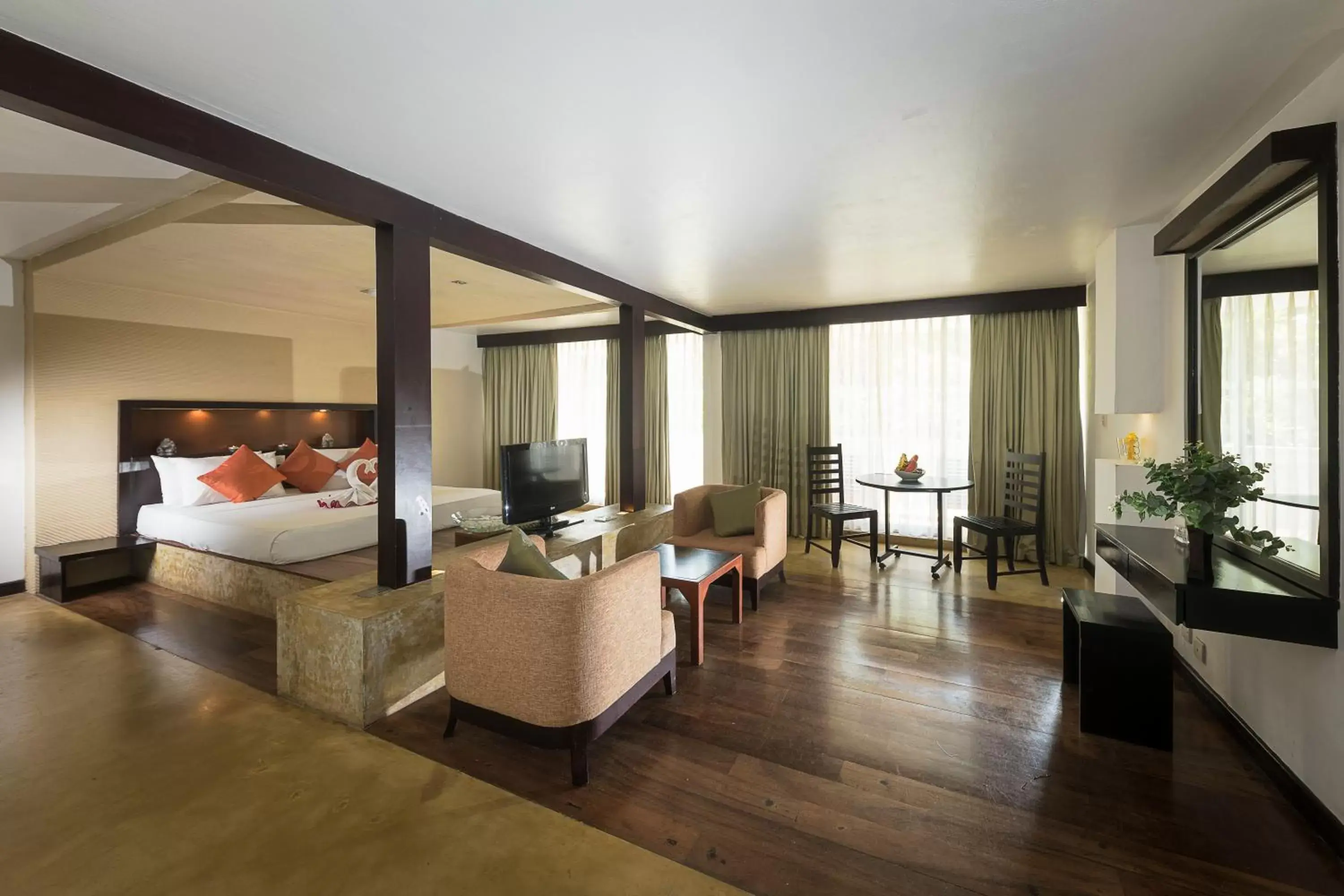 Bed in Pegasus Reef Hotel