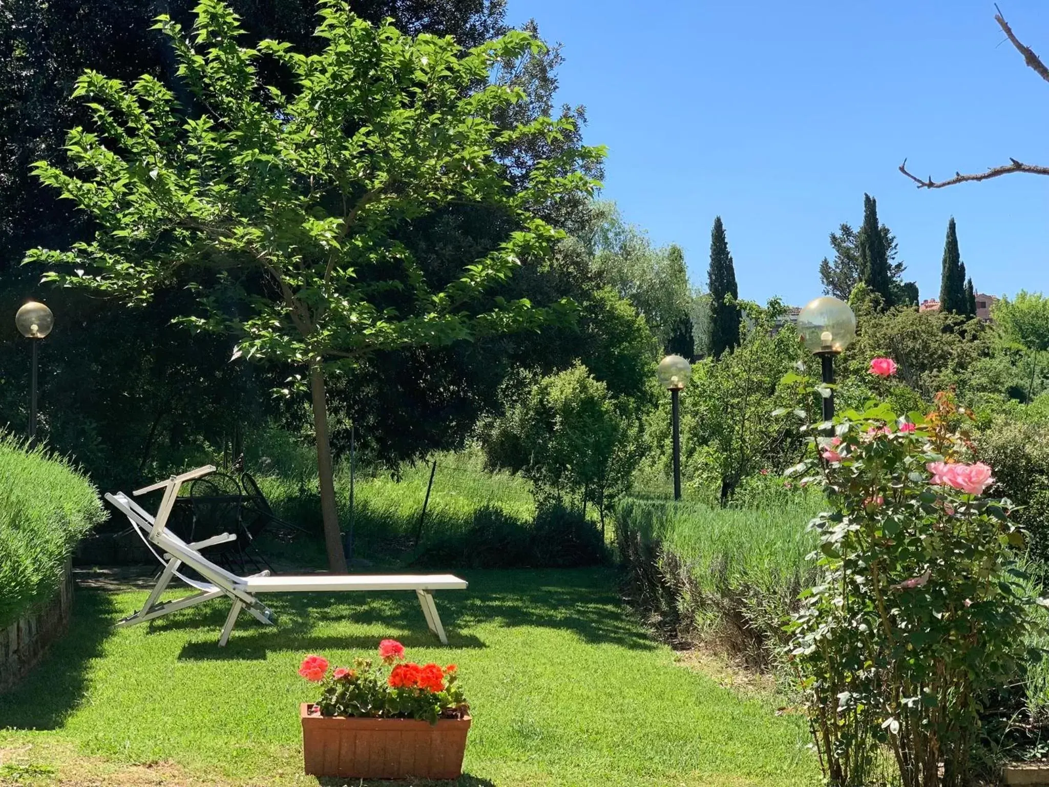 Garden in La Coroncina Lodging