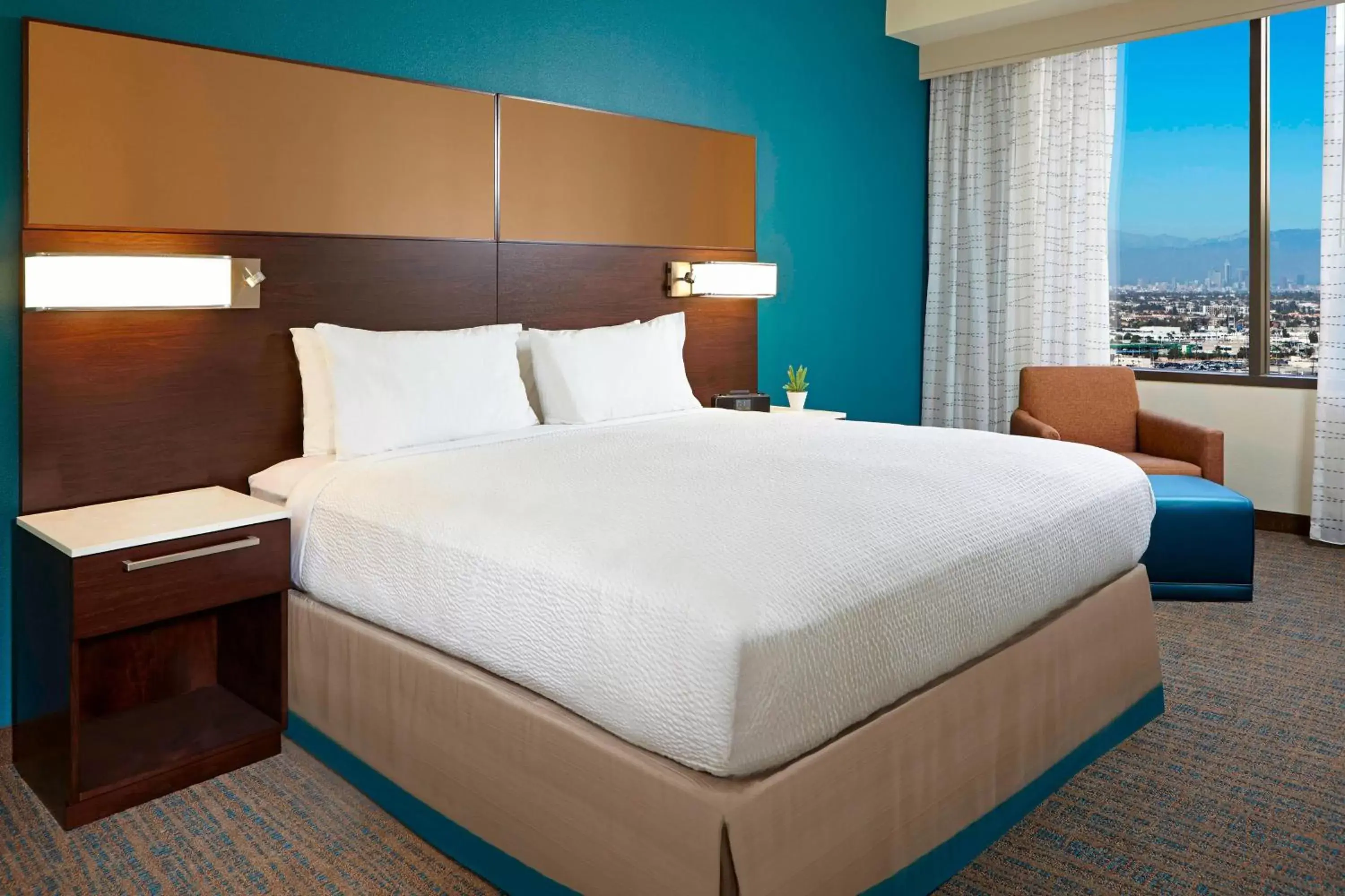 Bedroom, Bed in Residence Inn by Marriott Los Angeles LAX/Century Boulevard