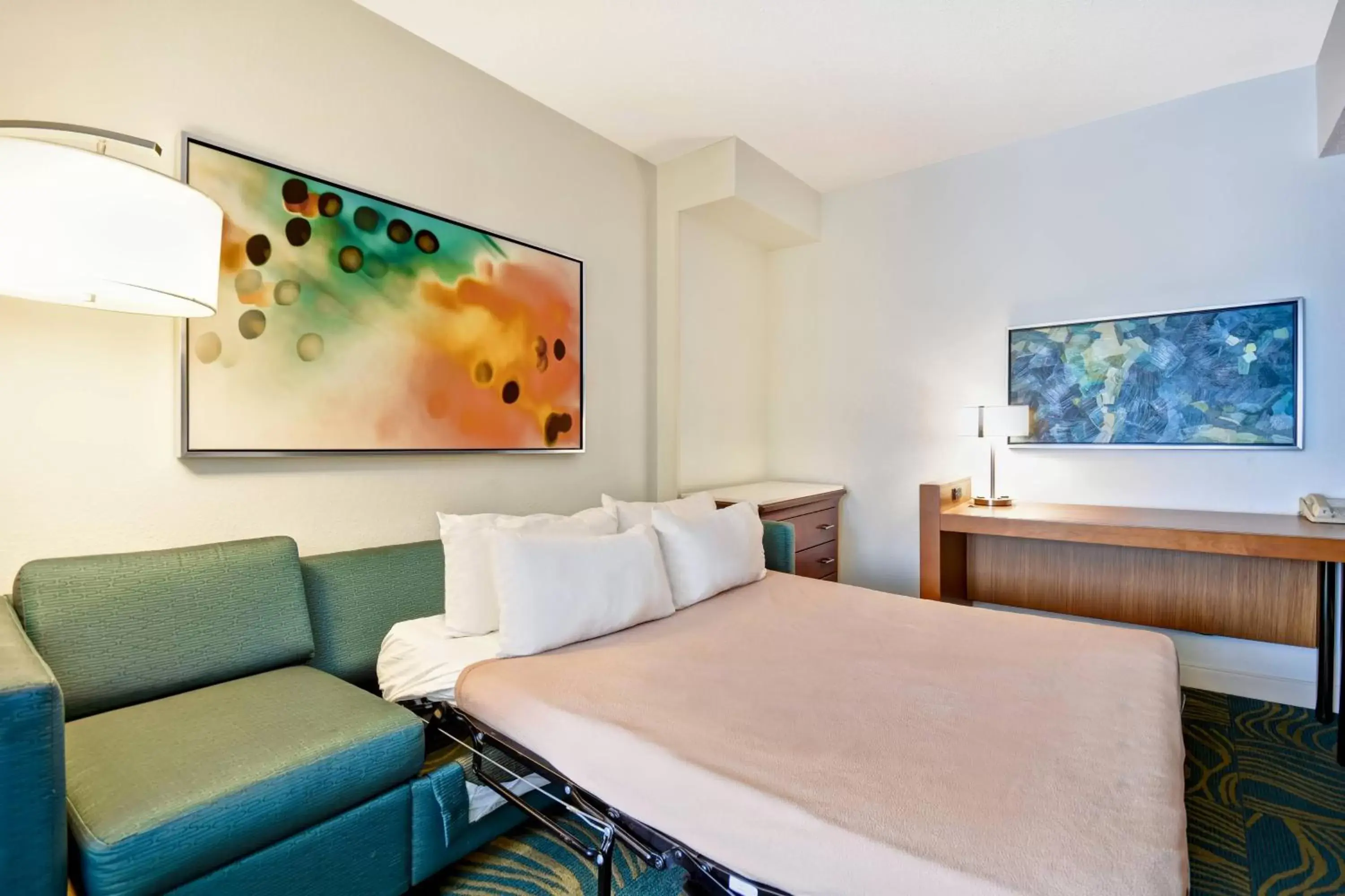 Bedroom, Bed in SpringHill Suites by Marriott Baltimore BWI Airport